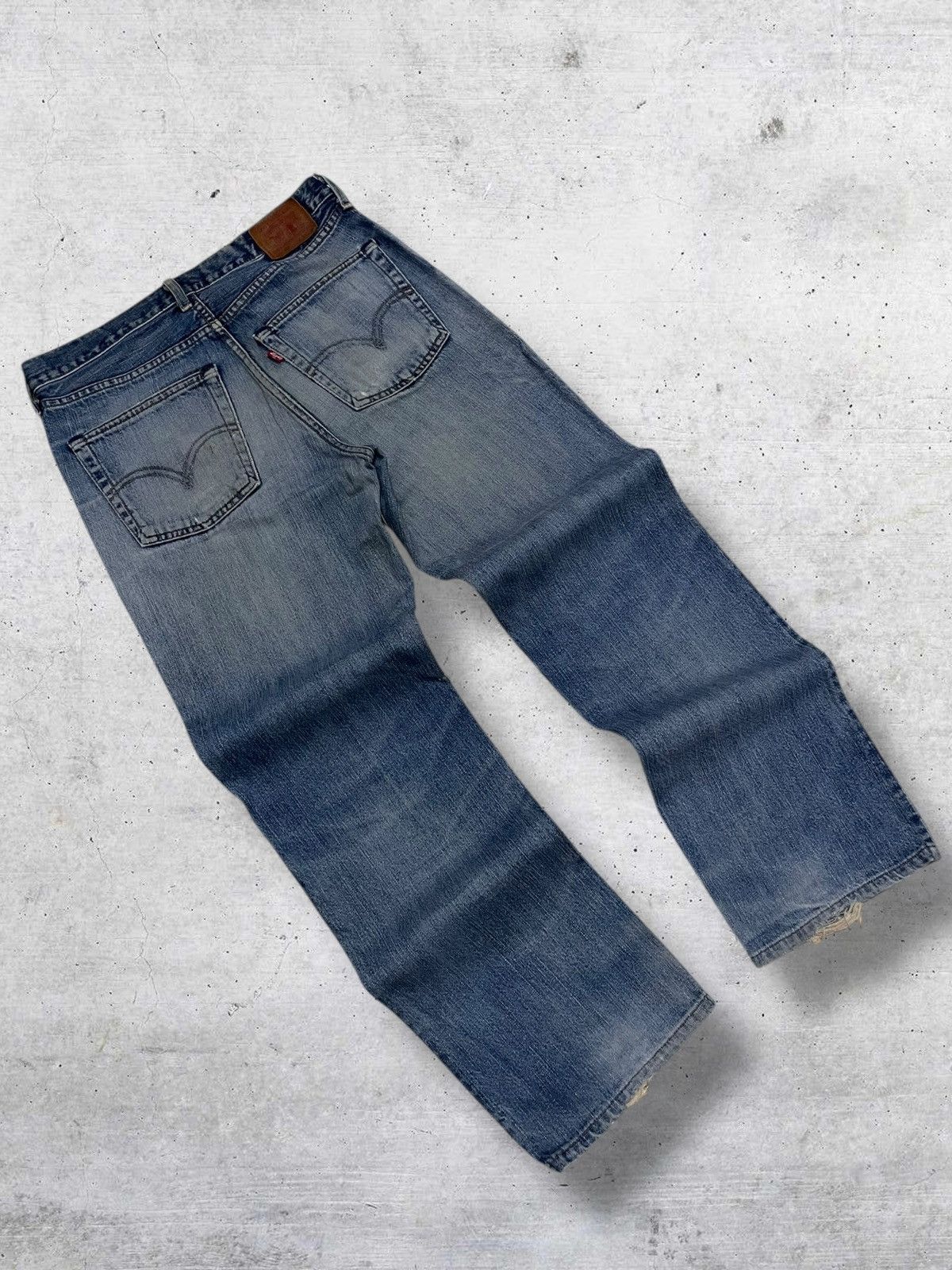 Levi's Vintage Clothing VINTAGE 502 LEVIS USA DESIGNER 90S RIPPED OG GRUNGE DENIM Size US 30 / EU 46 - 9 Thumbnail