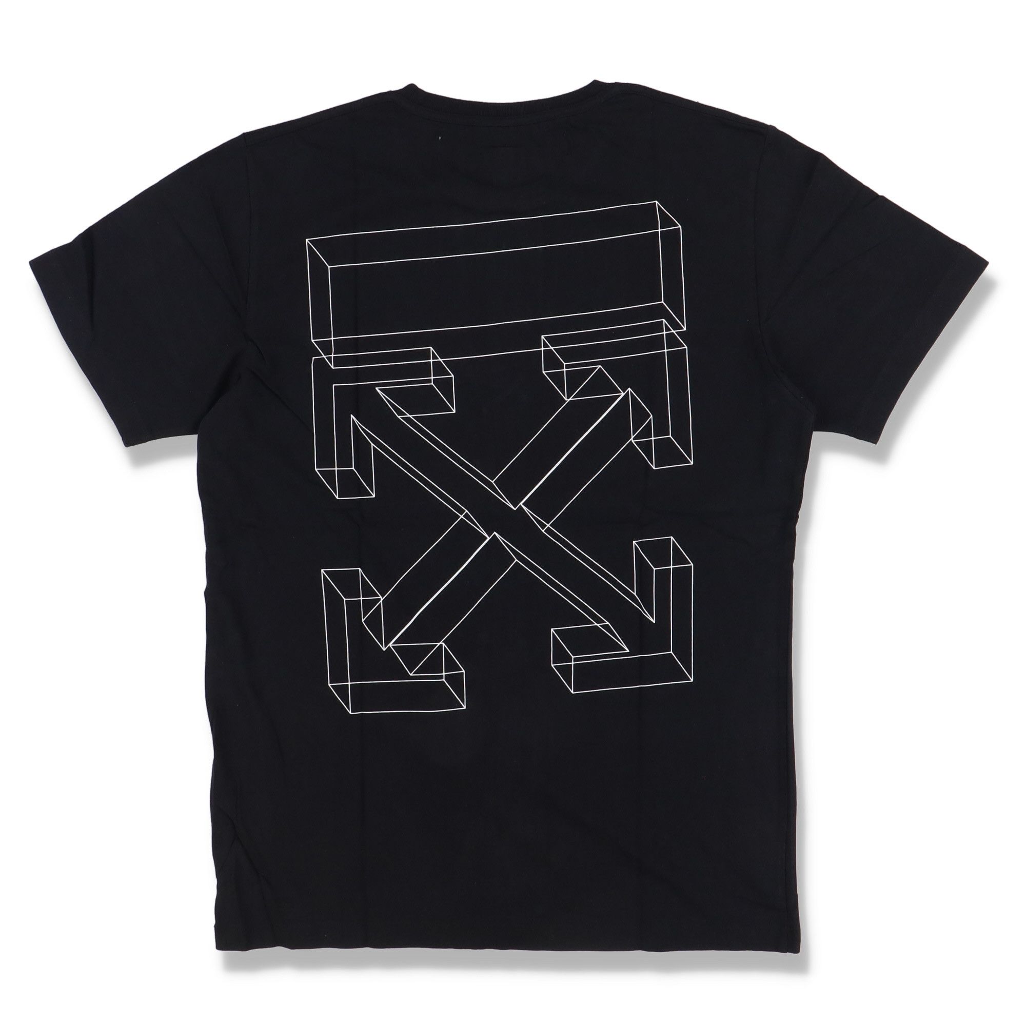 Off-White Black 3D Line Arrows T-Shirt Size M / US 6-8 / IT 42-44 - 1 Thumbnail