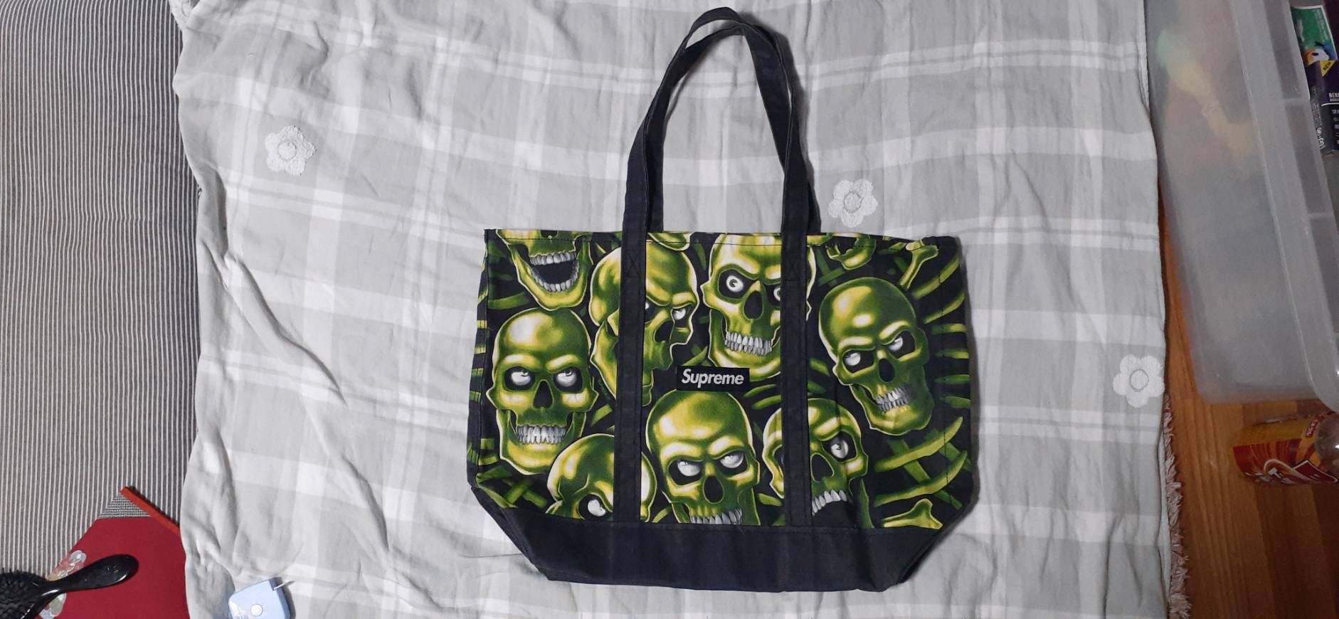 Supreme Supreme Skull Pile Tote Bag Size ONE SIZE - 6 Thumbnail