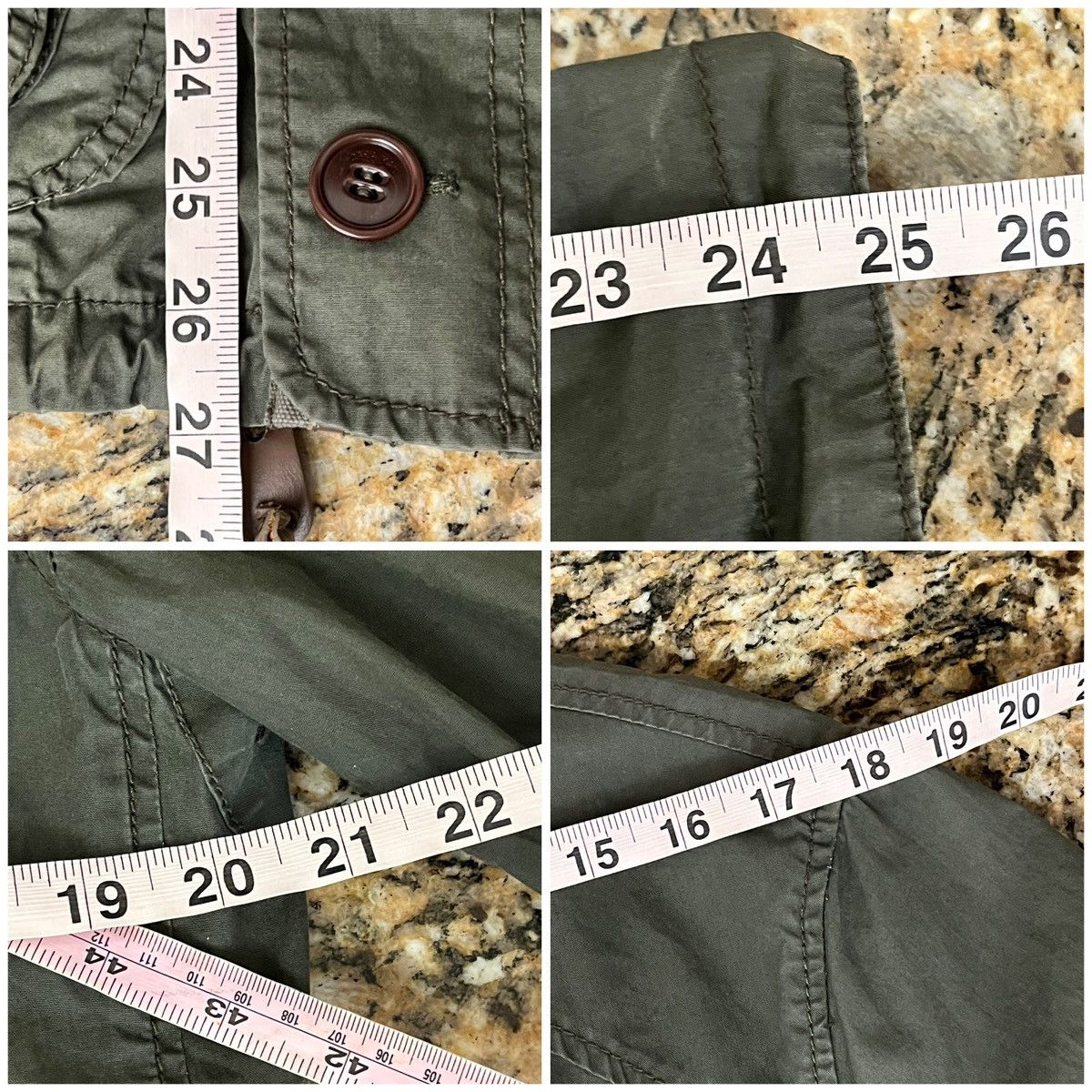 Zara Zara Men Basics Glen Utility Jacket Green Gorpcore Grunge L Size US L / EU 52-54 / 3 - 5 Thumbnail