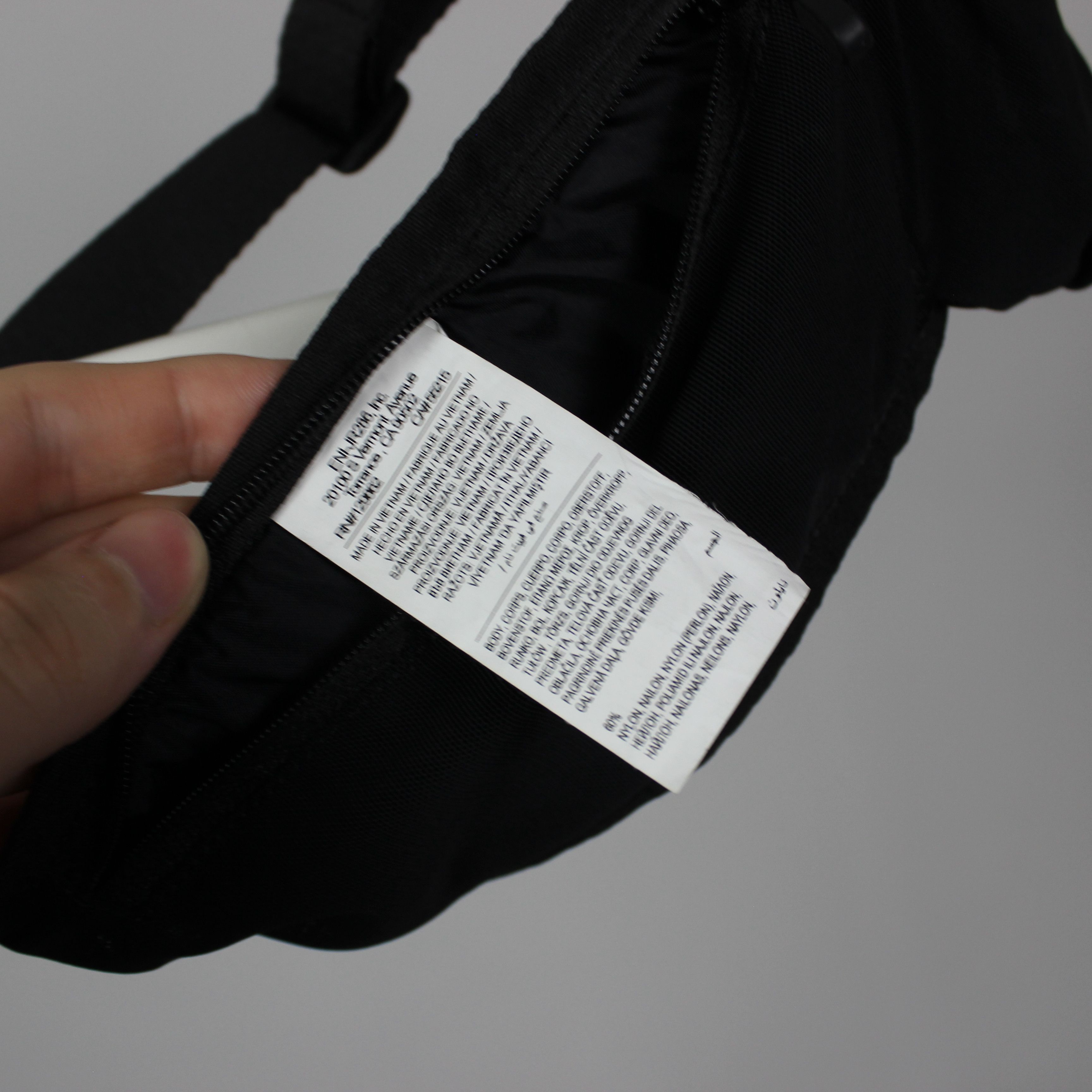 Nike Nike waist small bag nylon rare black Size ONE SIZE - 4 Thumbnail