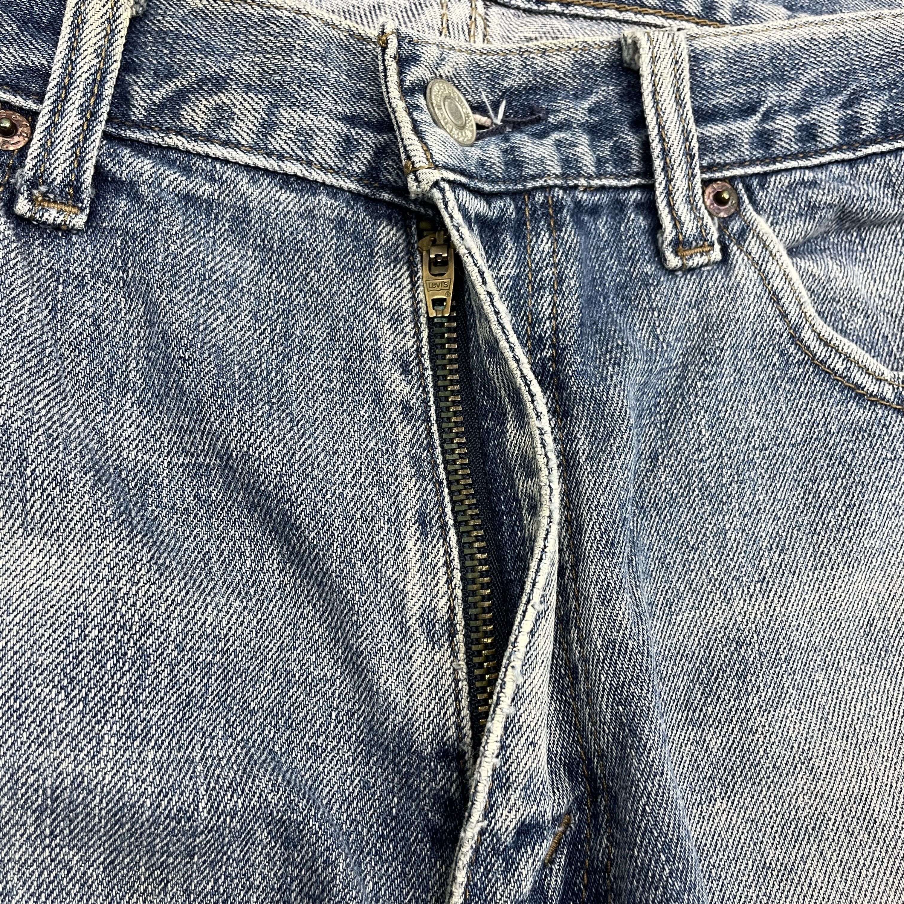 Levi's × Vintage Vintage Levi's 533 Faded Distressed Jeans -WC331 Size US 35 - 5 Thumbnail
