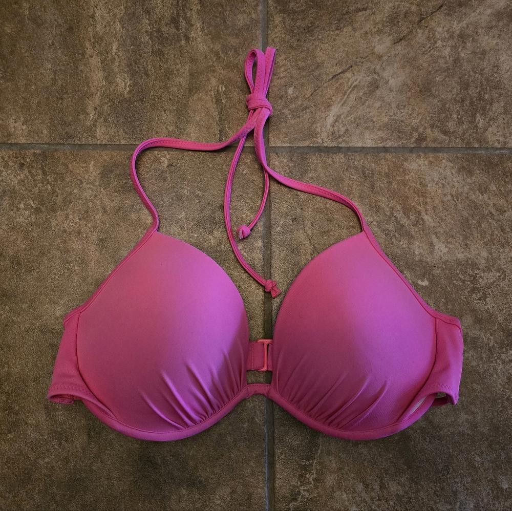 Pink Multicolored VS Bikini Top