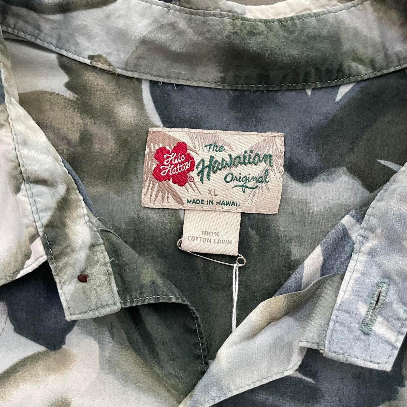 Vintage Vintage Green Floral Hawaiian Shirt Size US XL / EU 56 / 4 - 3 Thumbnail