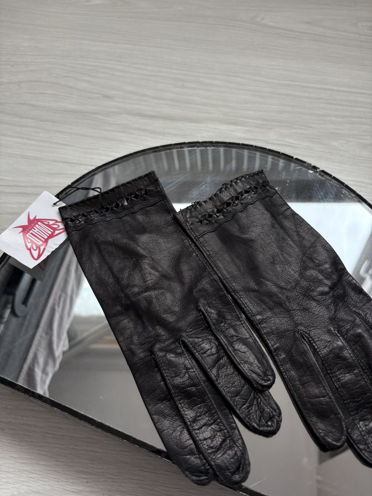 Vintage Vintage leather gloves Size ONE SIZE - 4 Thumbnail