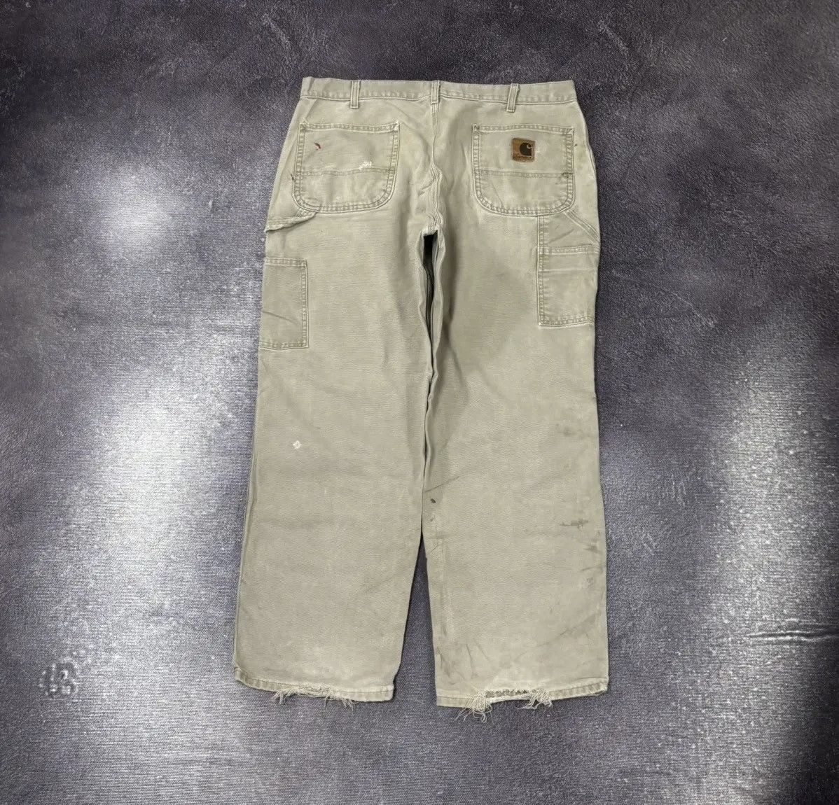 Carhartt × Vintage Vintage Carhartt American Hype Denim Work Baggy Pants Size US 38 / EU 54 - 1 Thumbnail