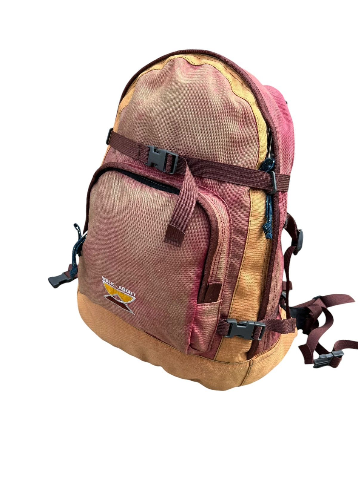 Vintage Vintage Sun Faded Walk-About Multi Colour Backpack Bag Size ONE SIZE - 17 Thumbnail