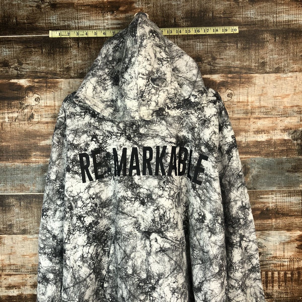 Japanese Brand Beamere White camo ripped sweatshirt Hoodie #A2031 Size US XL / EU 56 / 4 - 2 Thumbnail