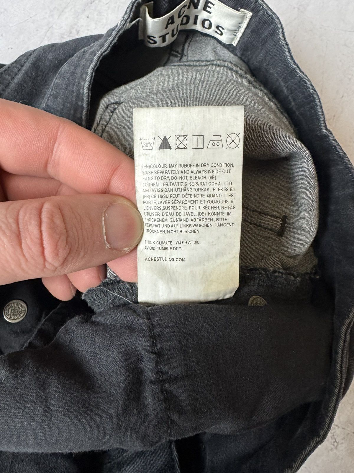 Acne Studios × Vintage Acne Studio Skinny Jeans Vintage Denim Size 27" / US 4 / IT 40 - 6 Thumbnail