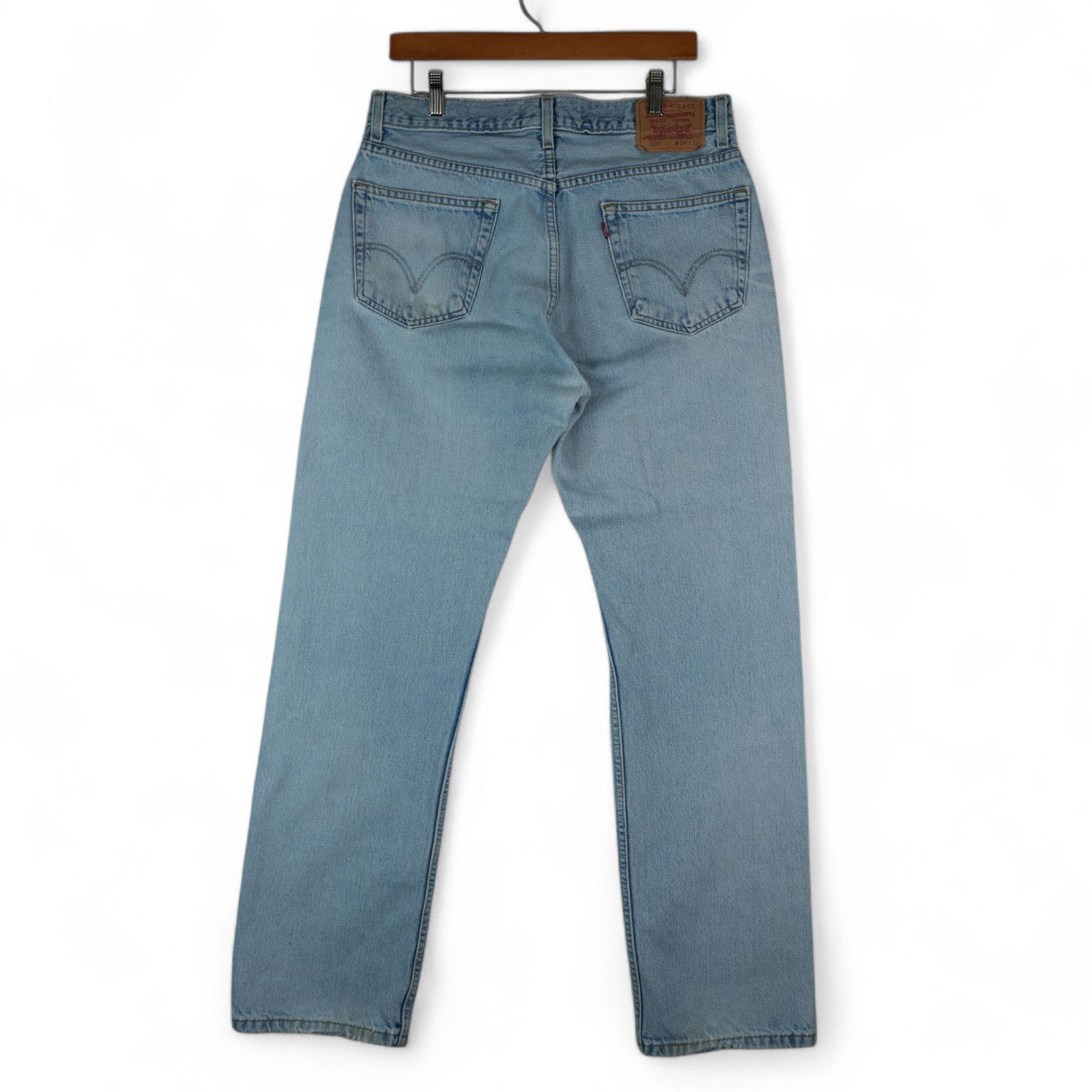 Levi's Vintage Levis 505 Jeans 34x32 Regular Distressed 2003 Y2K Size US 32 / EU 48 - 2 Thumbnail