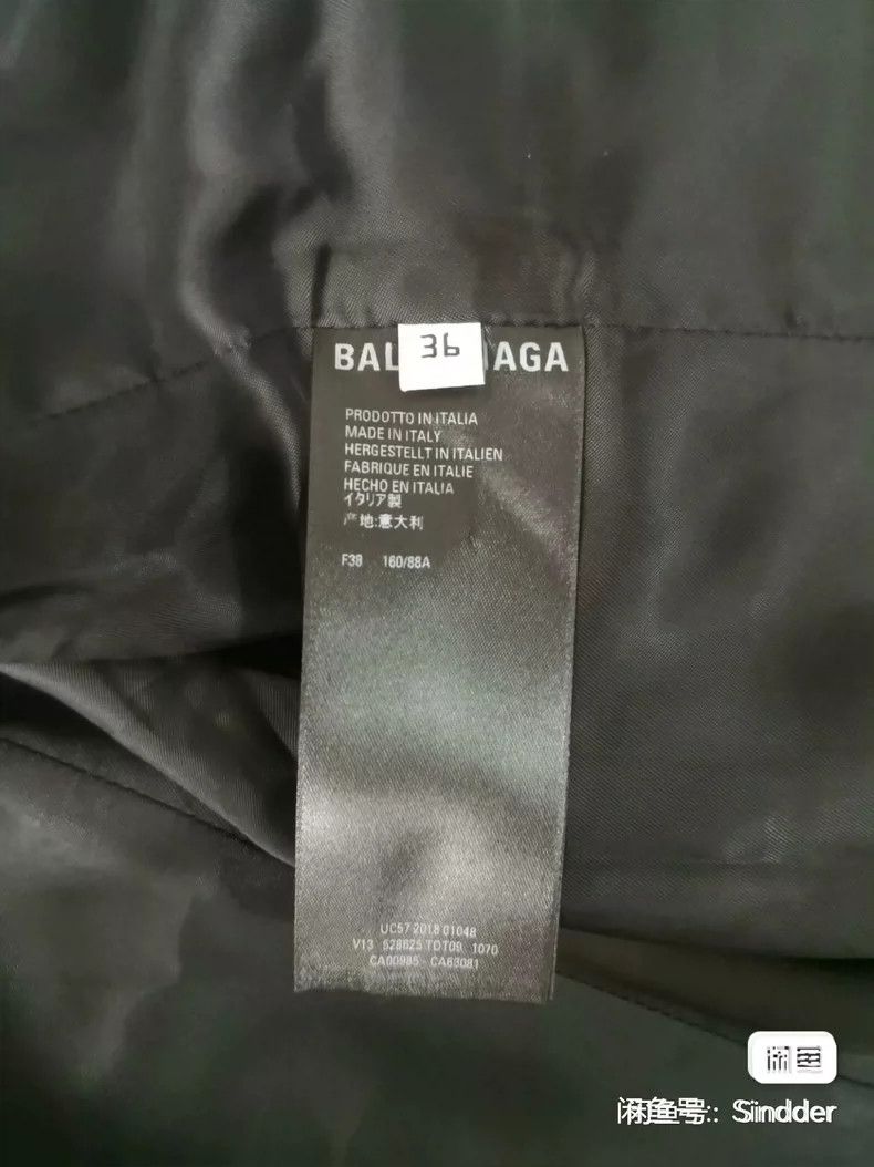 Balenciaga Balenciaga size 36 Double-breasted wool overcoat Size L / US 10 / IT 46 - 5 Thumbnail