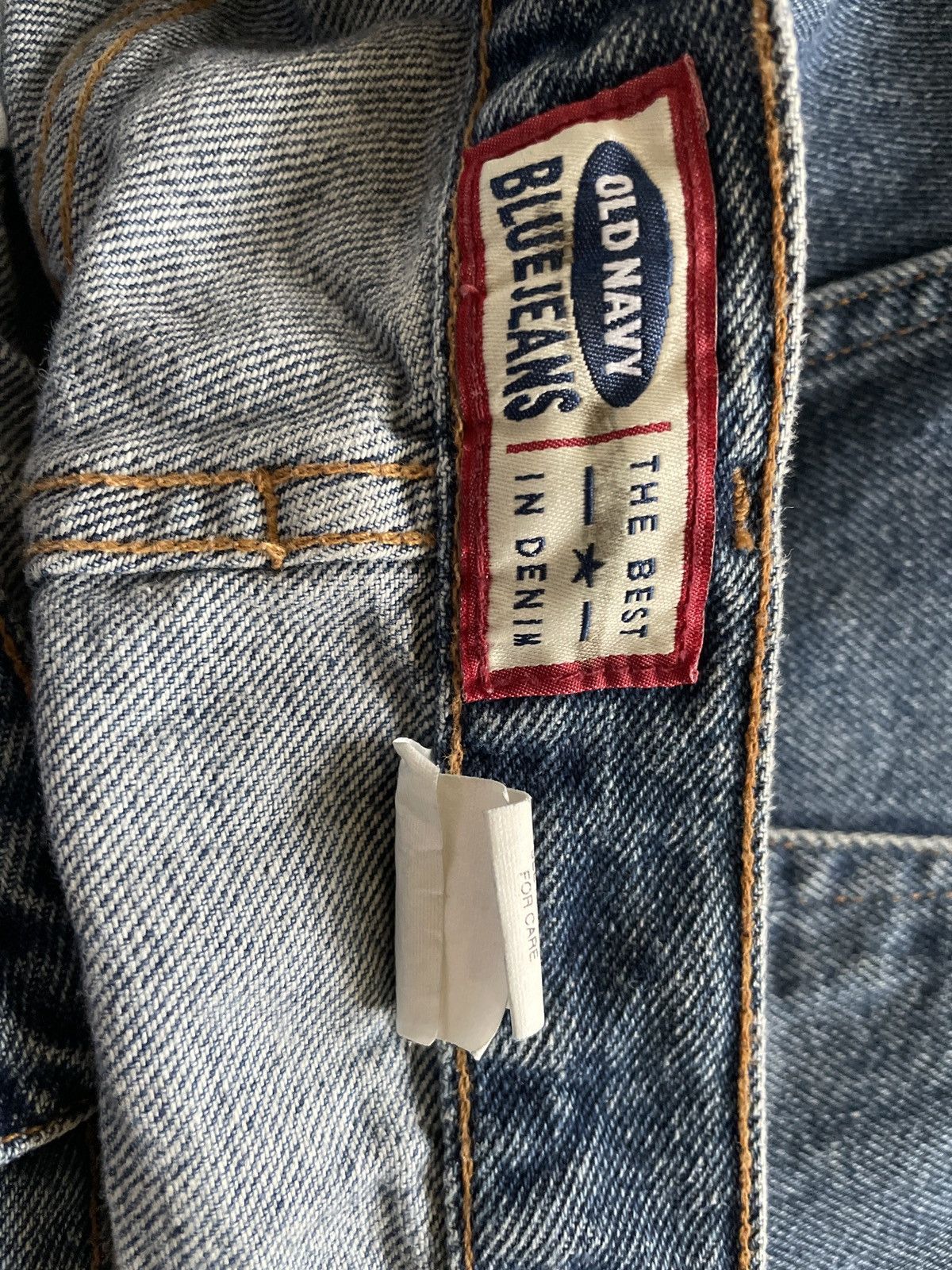 Old Navy × Vintage Old Navy Blue Denim Jean Shorts Jorts w38 stonewash y2k 🔥 Size US 38 / EU 54 - 12 Thumbnail