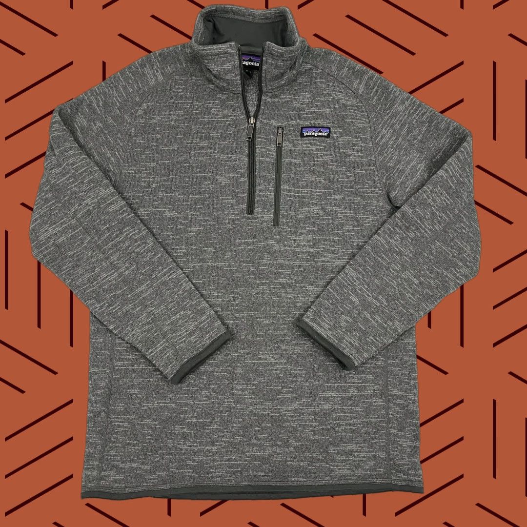 Patagonia Patagonia Better Sweater Mens M Heathered Gray 1/2 Zip Pullover Golf Hiking Prep Outdoor Casual Size US M / EU 48-50 / 2 - 1 Thumbnail