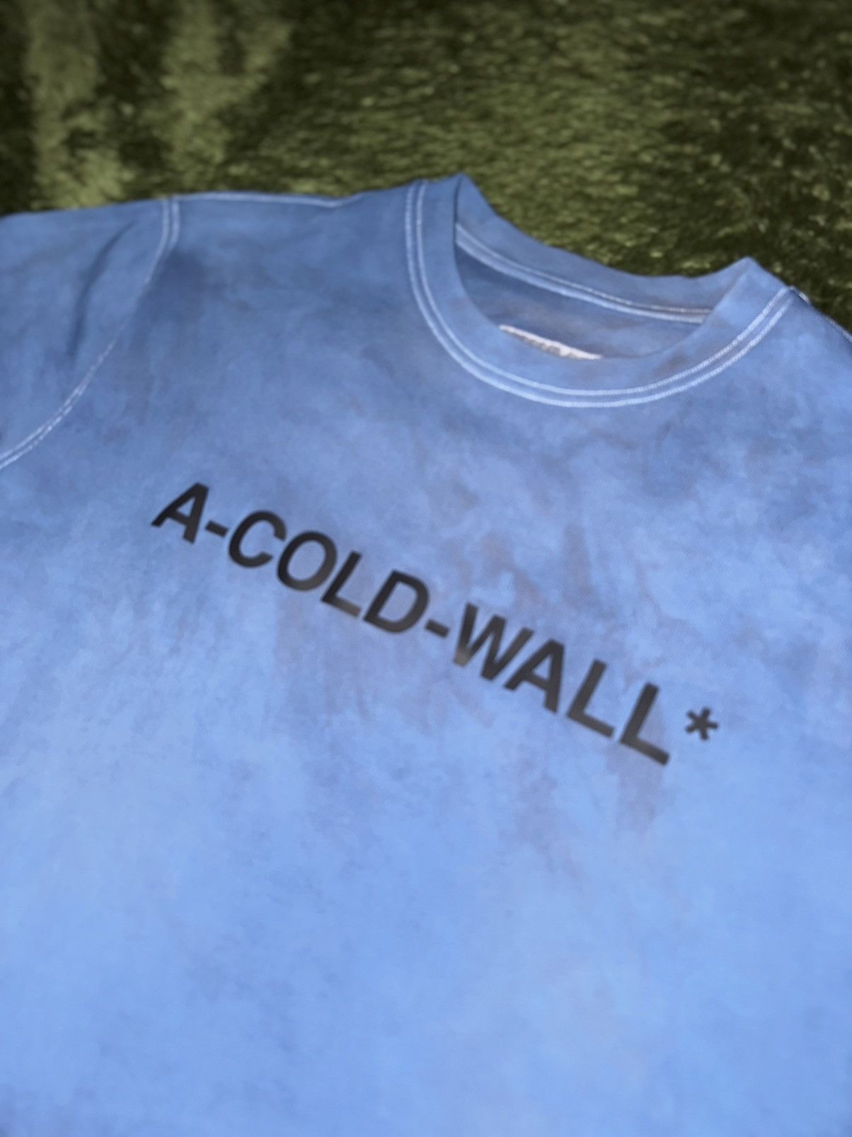 A-COLD-WALL* [L] A-COLD-WALL Rubber Logo Hand-Dyed Soft Touch T-Shirt Size US L / EU 52-54 / 3 - 2 Thumbnail