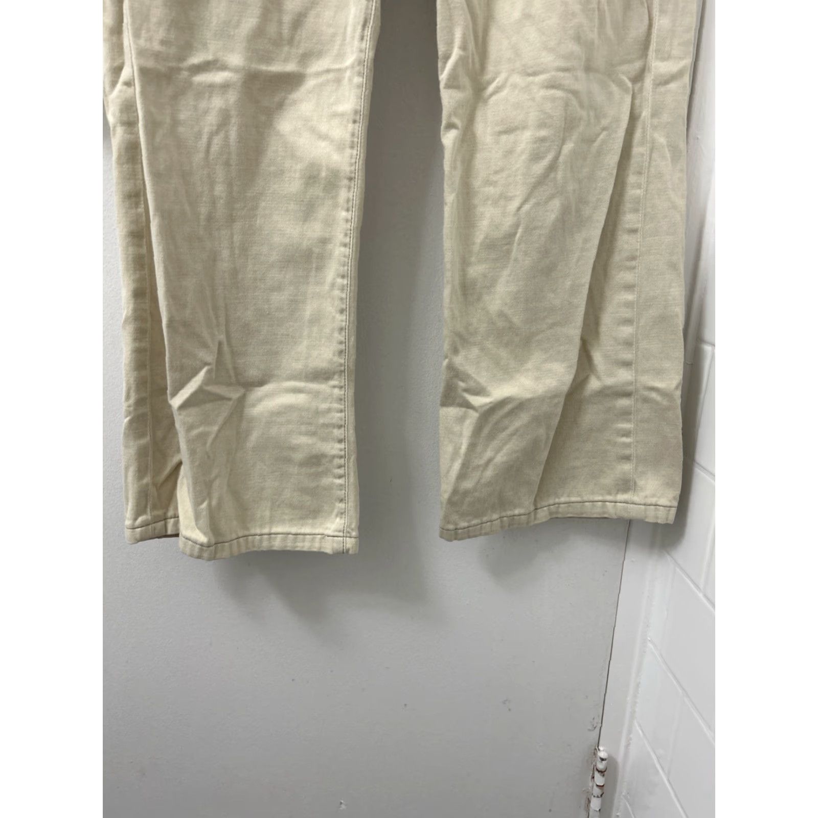 7 For All Mankind VINTAGE 7 For All Mankind Jeans Mens 30x27 Beige MADE IN USA Relaxed/Straight Fit 5-Pocket Denim Pants USA Mens Size US 30 / EU 46 - 7 Thumbnail