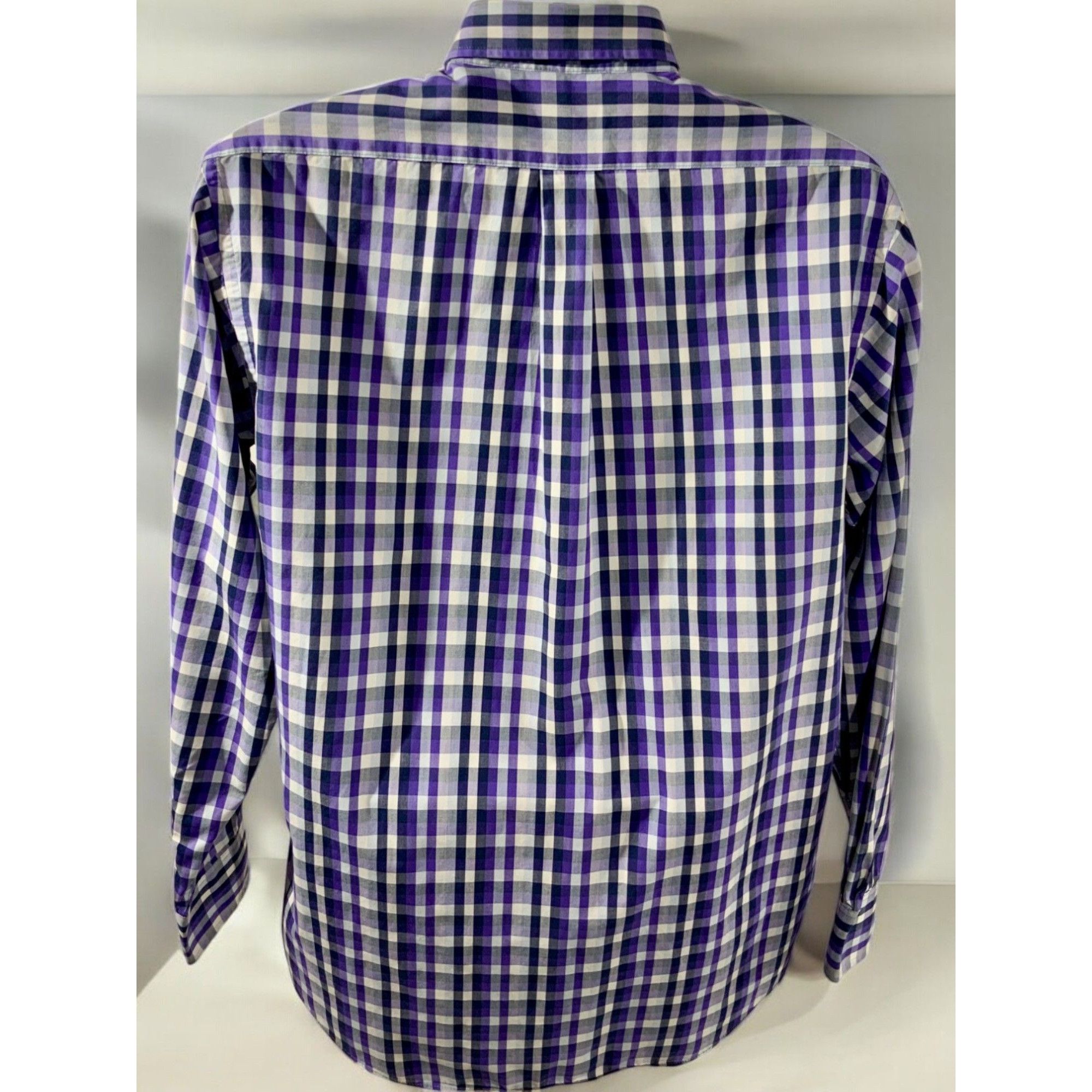 Chaps Ralph Lauren Ralph Lauren Chaps Classic Fit Purple Plaid Shirt Medium Size US M / EU 48-50 / 2 - 3 Thumbnail