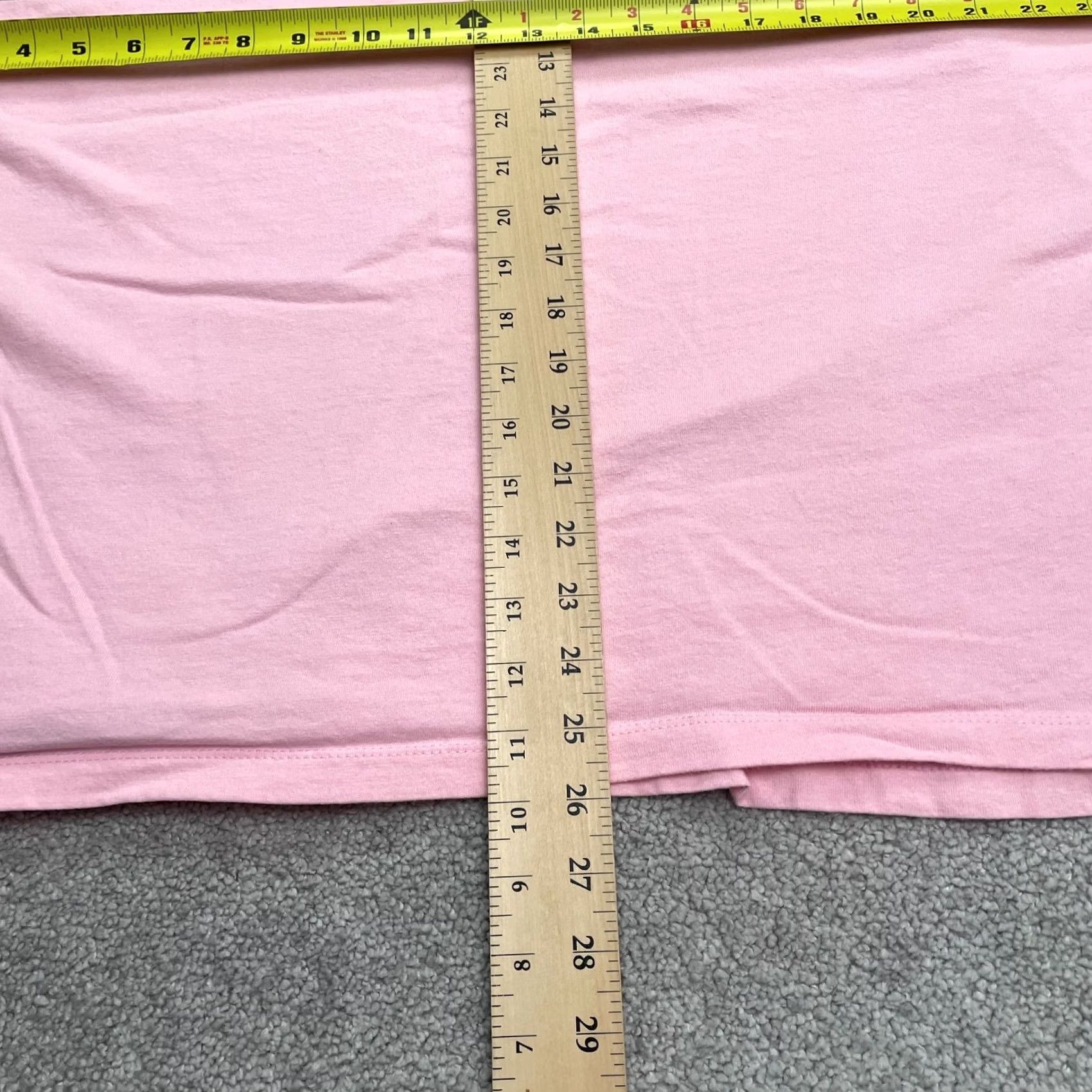 Hanes Hanes Beef-T Basic T-Shirt Mens 2XL Pink Crew Neck Short Sleeve Essential Tee Shirt Mens Regular Cotton Knit Logo Vintage: No Size US XXL / EU 58 / 5 - 7 Thumbnail