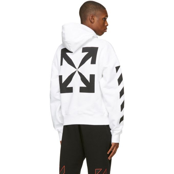 Off-White White Mona Lisa Arrows Oversized Hoodie Size XL / US 12-14 / IT 48-50 - 6 Thumbnail