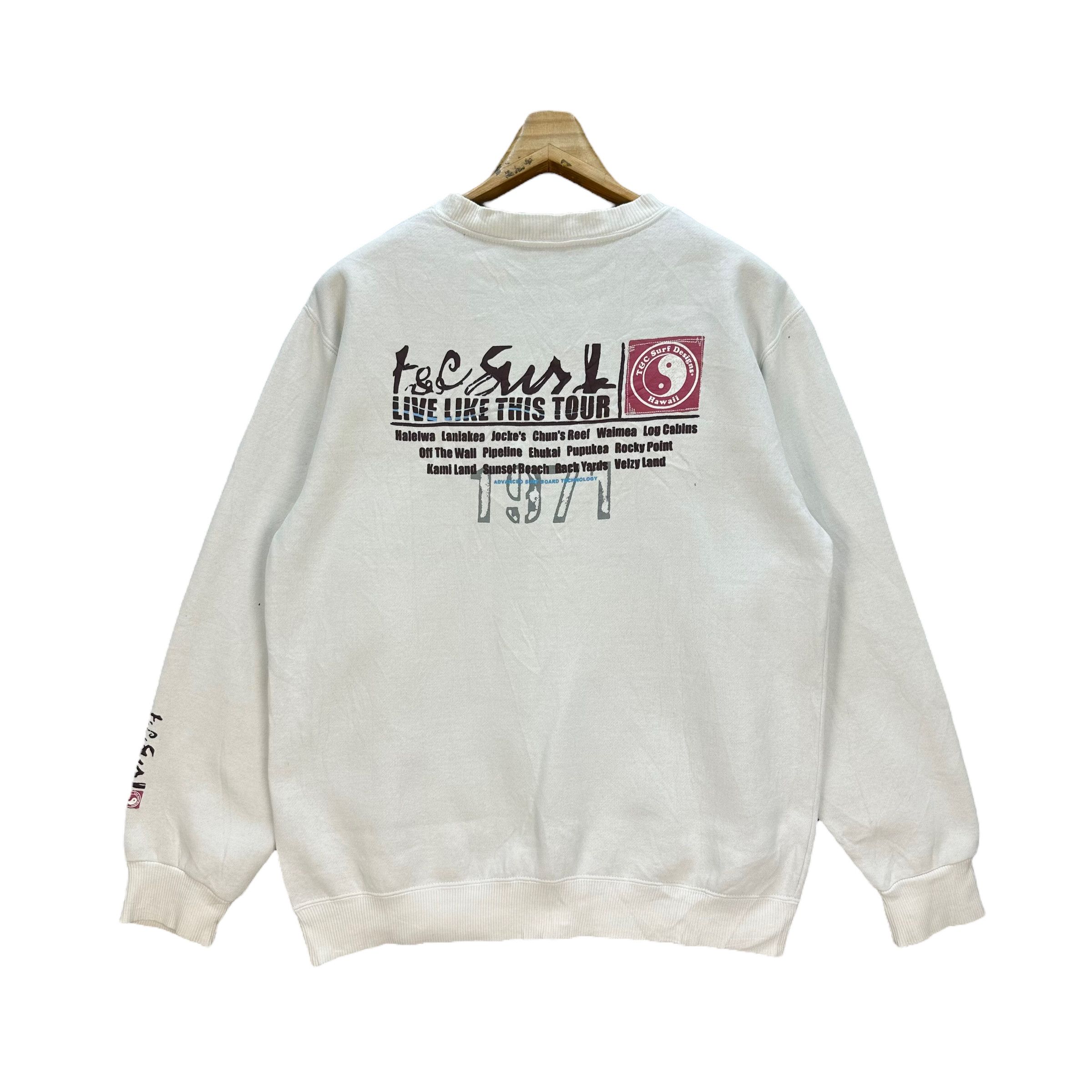 Japanese Brand T&C SURF DESIGNS HAWAII BIG LOGO SWEATSHIRTS #8425-008 Size US M / EU 48-50 / 2 - 10 Thumbnail