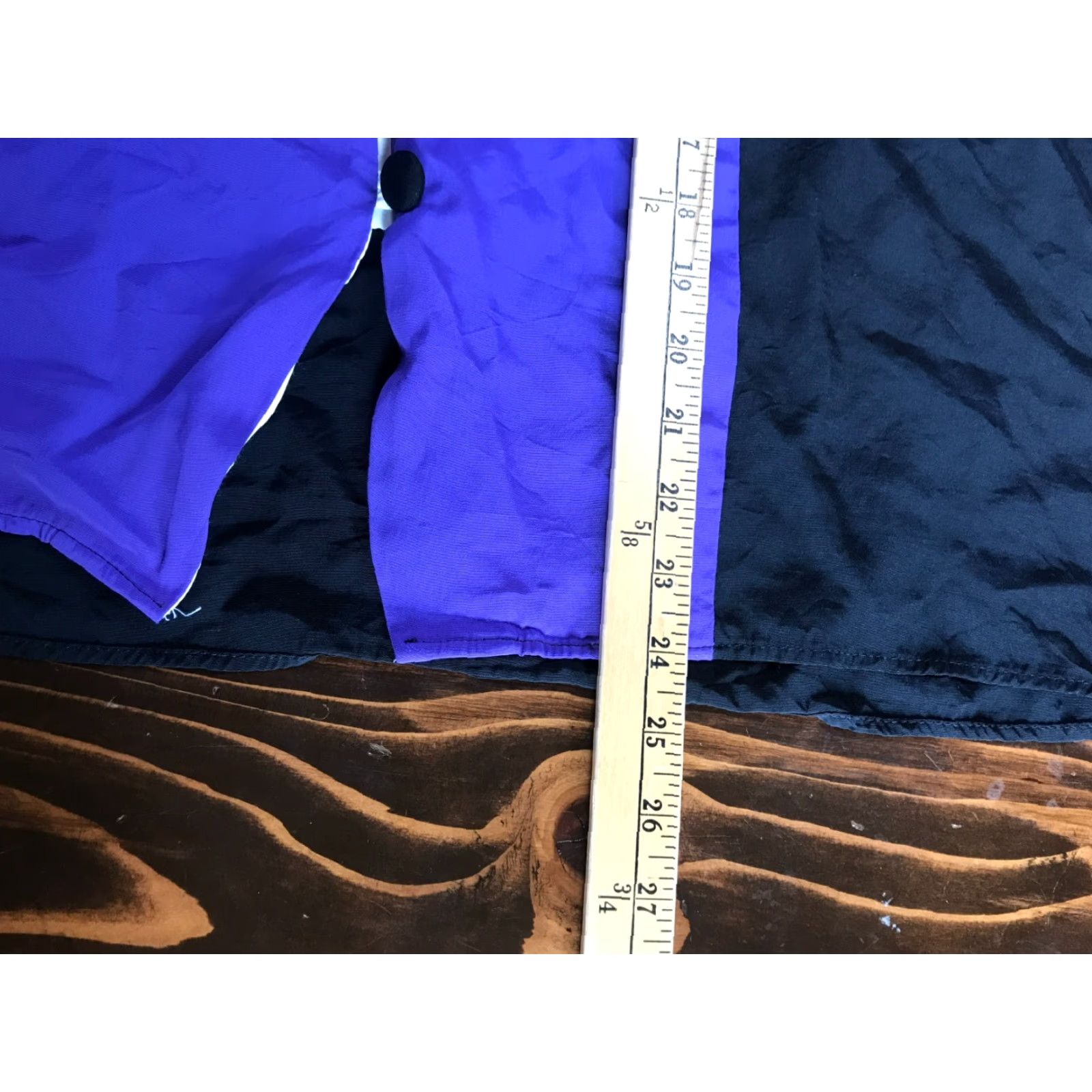 Vintage Maccie Lawrence Shirt Women's Plus Size 22/24 Black White Purple Button Up Size 3XL / US 20-22 - 4 Thumbnail