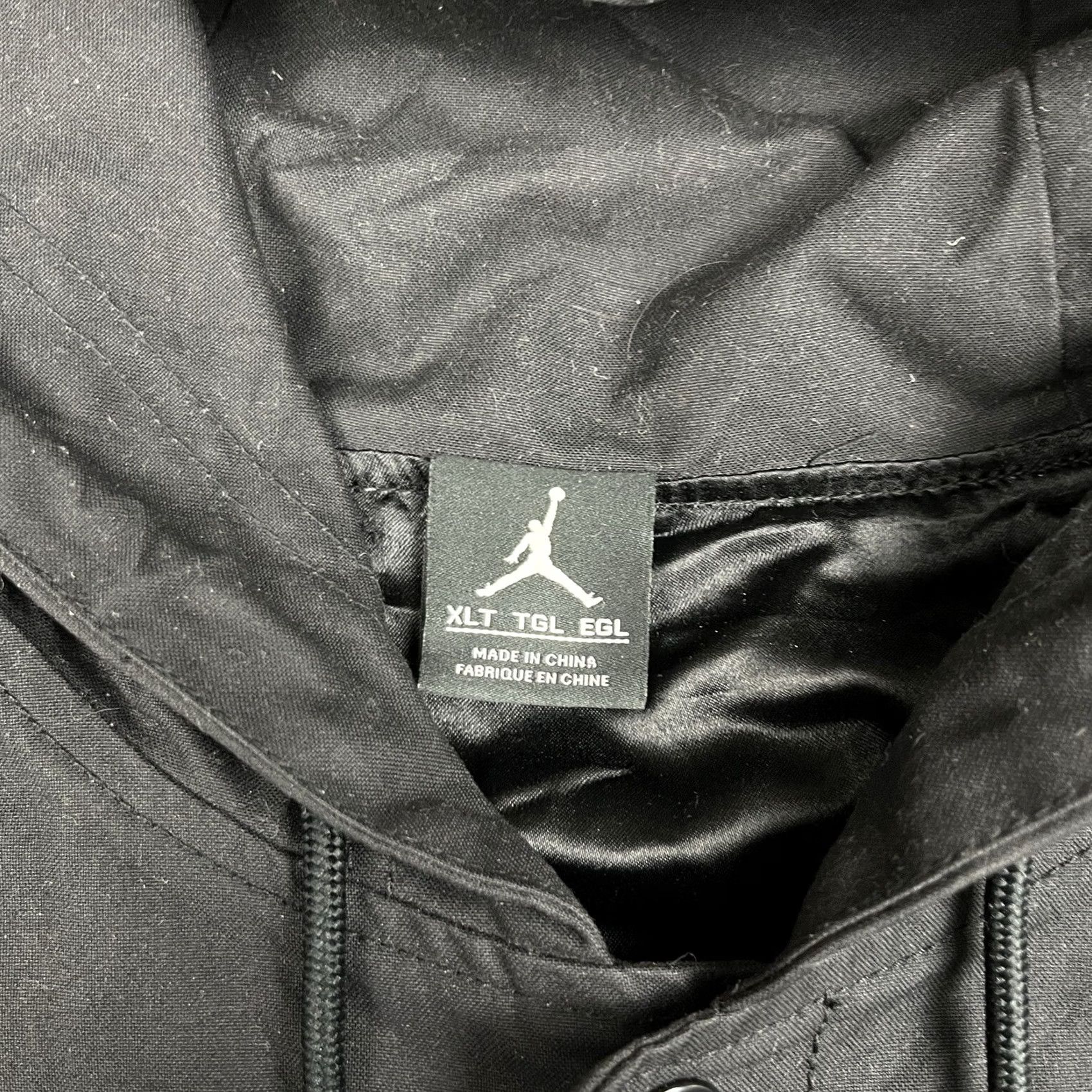 Jordan Brand VINTAGE Jordan Varsity Jacket XLT Black Chinese Year Of The Snake Air 6th Sense Size US XL / EU 56 / 4 - 4 Thumbnail