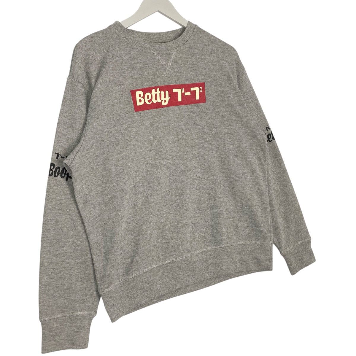Vintage Vintage Betty Boop Sweatshirt Crewneck Light Grey Size M Size M / US 6-8 / IT 42-44 - 3 Thumbnail