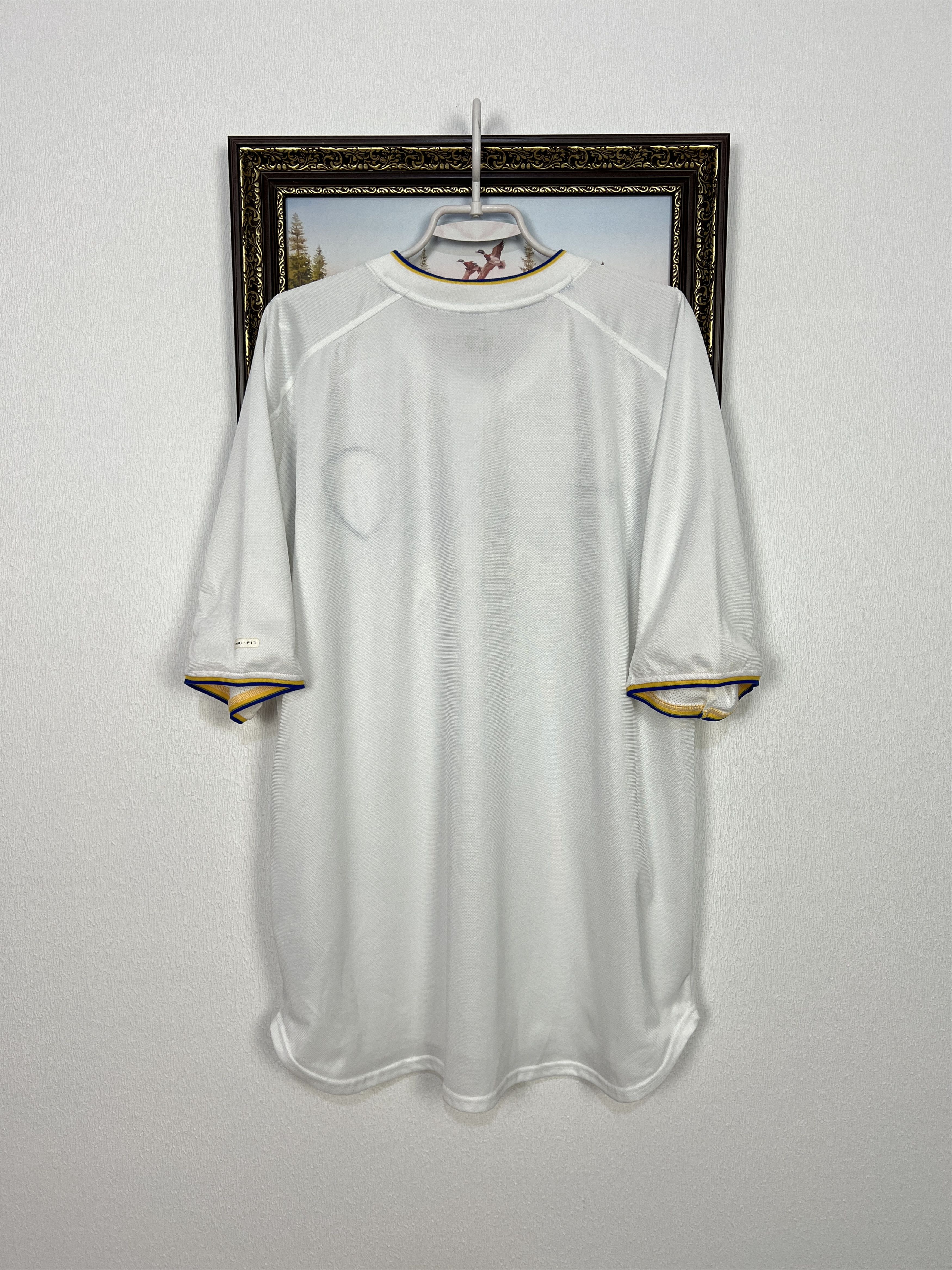 Nike Leeds United Home football shirt 2000 Soccer Nike Jersey Size US XL / EU 56 / 4 - 9 Thumbnail