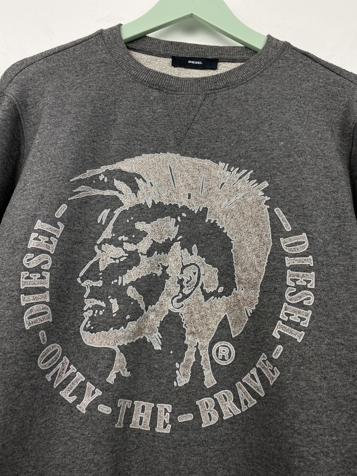 Diesel Diesel Big Logo Sweatshirt Y2K Ed Hardy Lacoste Size M / US 6-8 / IT 42-44 - 2 Thumbnail