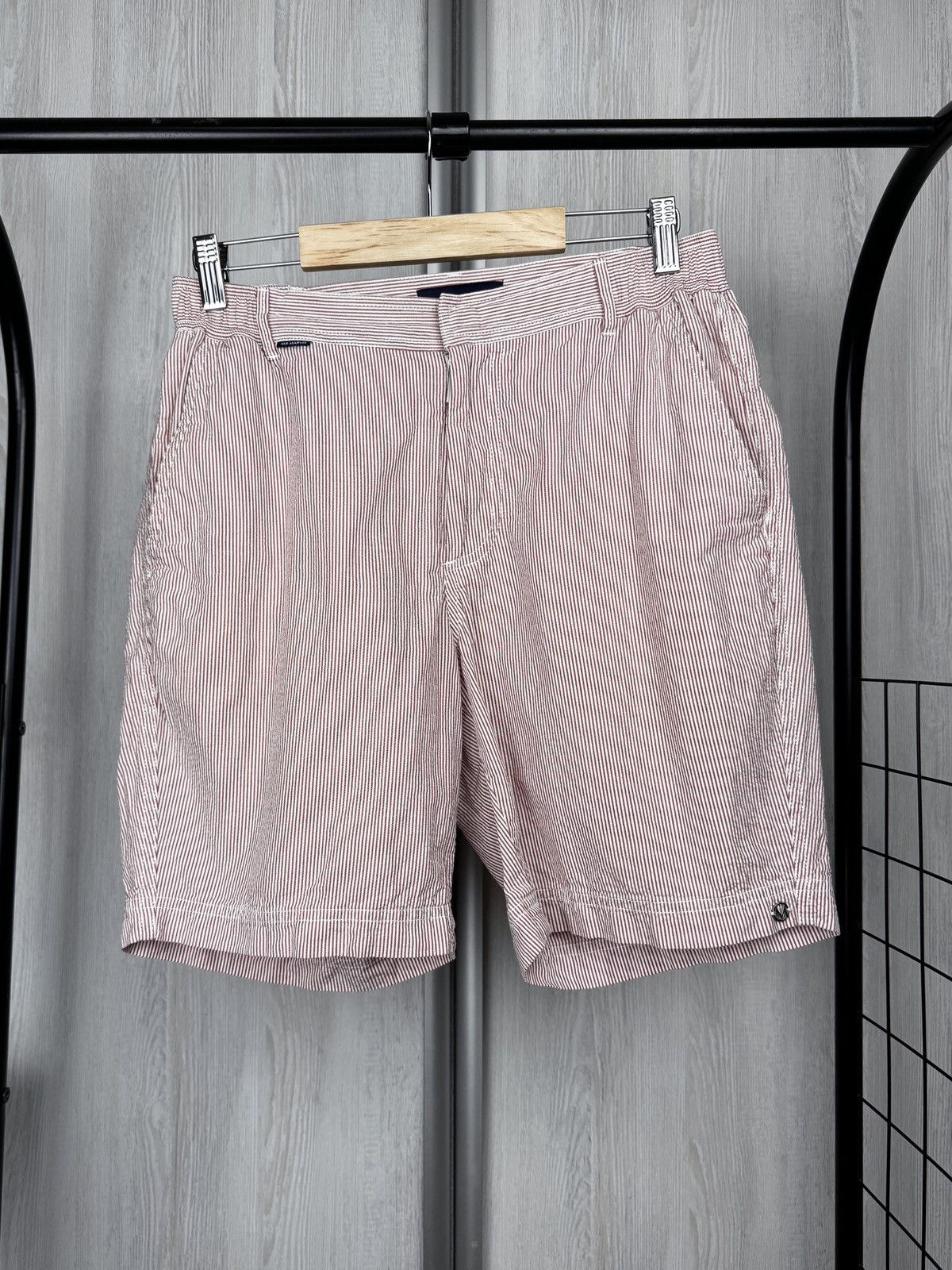 Other Mr. Marvis red striped The Decks cotton shorts size M Size US 32 / EU 48 - 2 Thumbnail