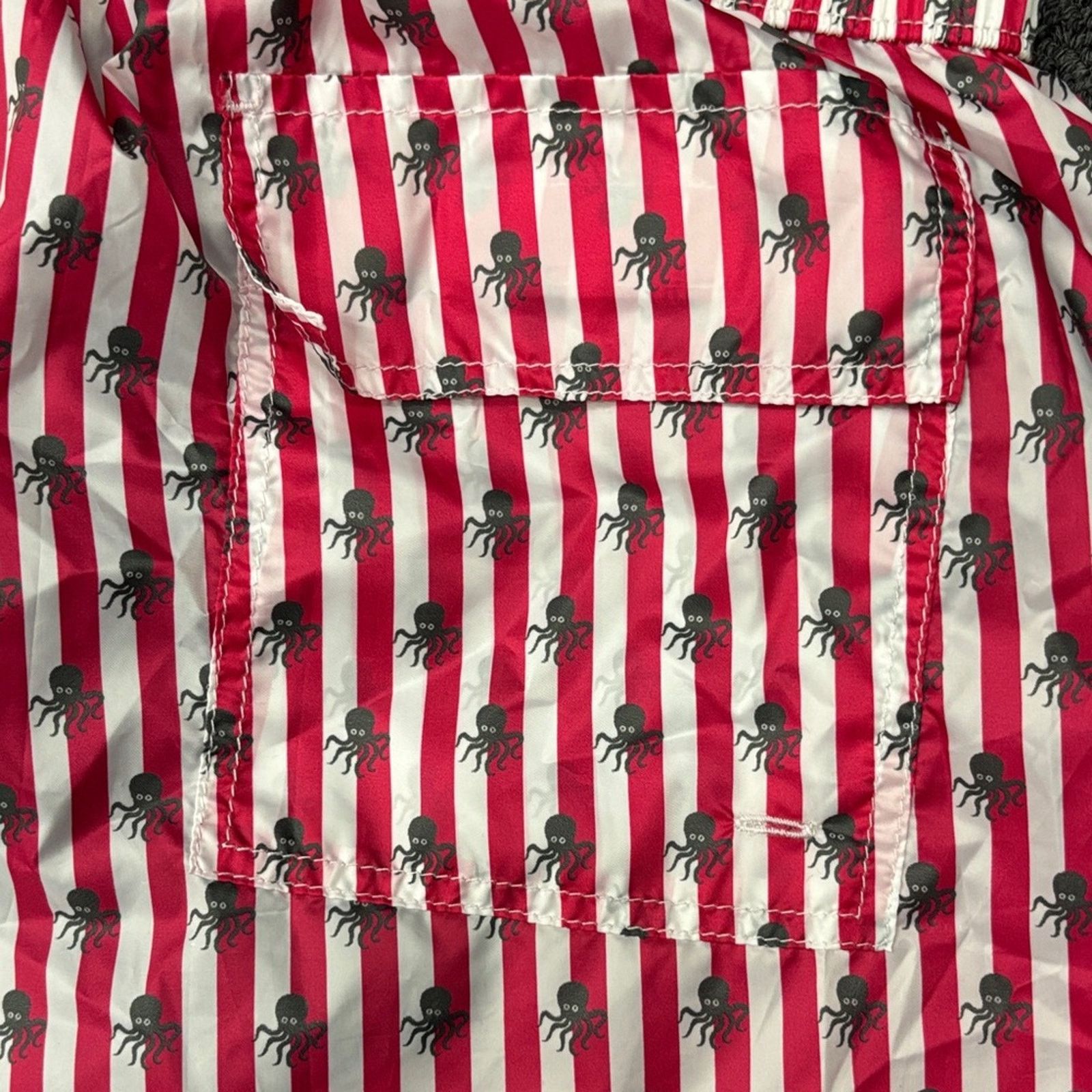 Other NWT FEFE Striped Fucsia and White Men's Swim Trunks size 2XL Size US 42 / EU 58 - 6 Thumbnail