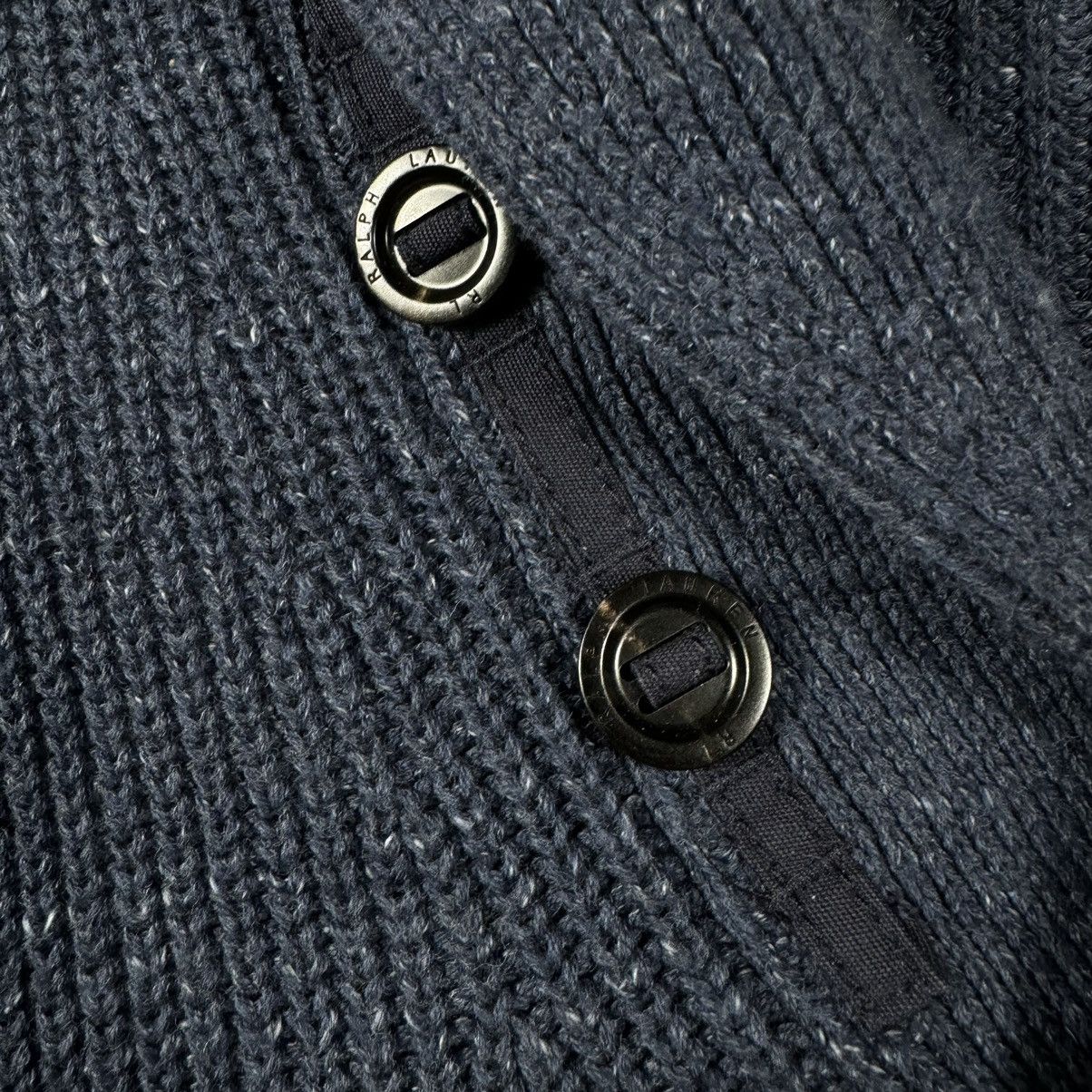 Polo Ralph Lauren × Ralph Lauren Polo Ralph Lauren Navy Shawl Collar Knit Sweater Size US XL / EU 56 / 4 - 5 Thumbnail