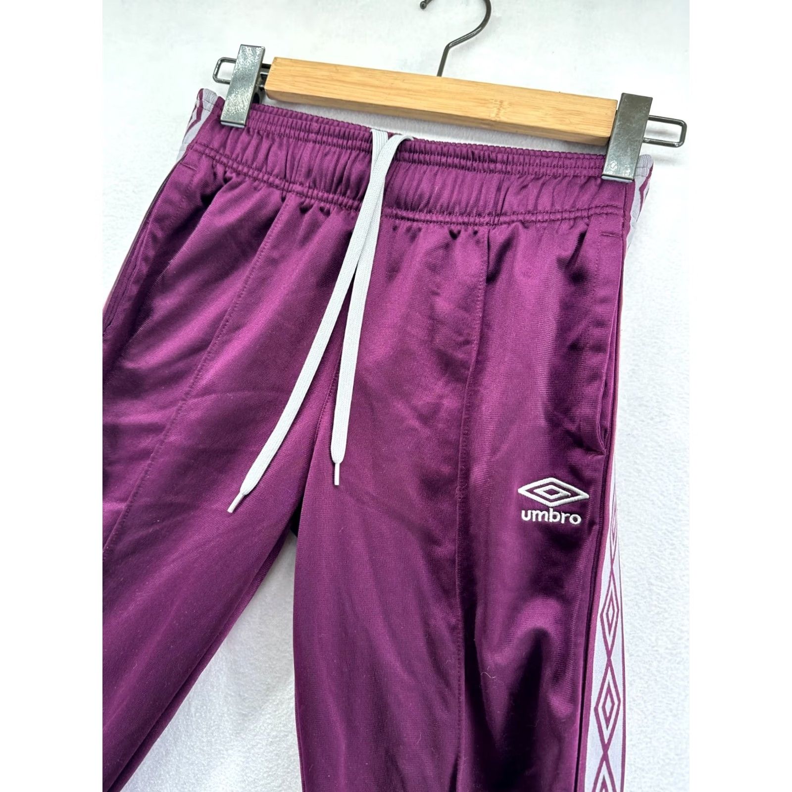 Umbro Umbro Sweatpants Purple Mens XS Elastic Waist Drawstring Pockets Size US 27 - 2 Thumbnail