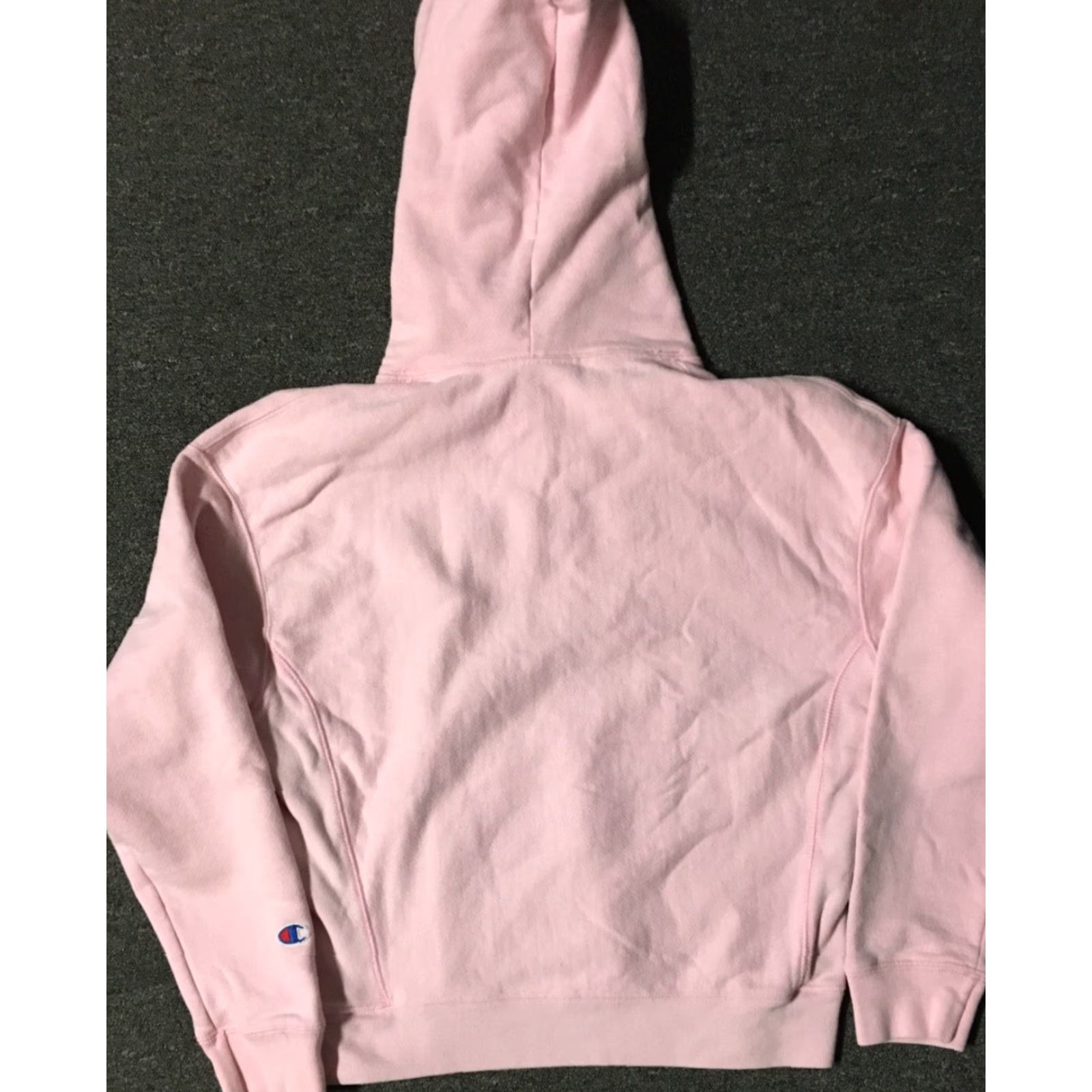 Champion VINTAGE Champion Reverse Weave Hoodie Women M Pink Striped Reversible 90s Hip Hop Grunge Outdoors Sports Running Track & Field Size M / US 6-8 / IT 42-44 - 5 Thumbnail