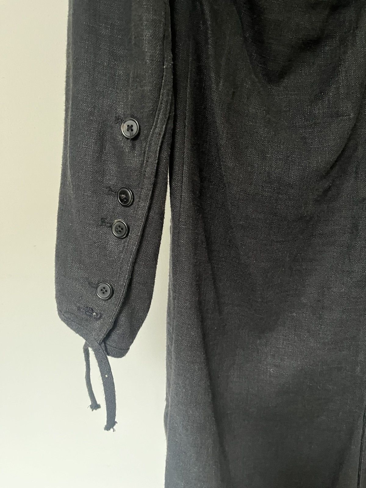 Aleksandr Manamis Aleksandr Manamis Long Linen Avant-Garde Coat Size US M / EU 48-50 / 2 - 15 Thumbnail