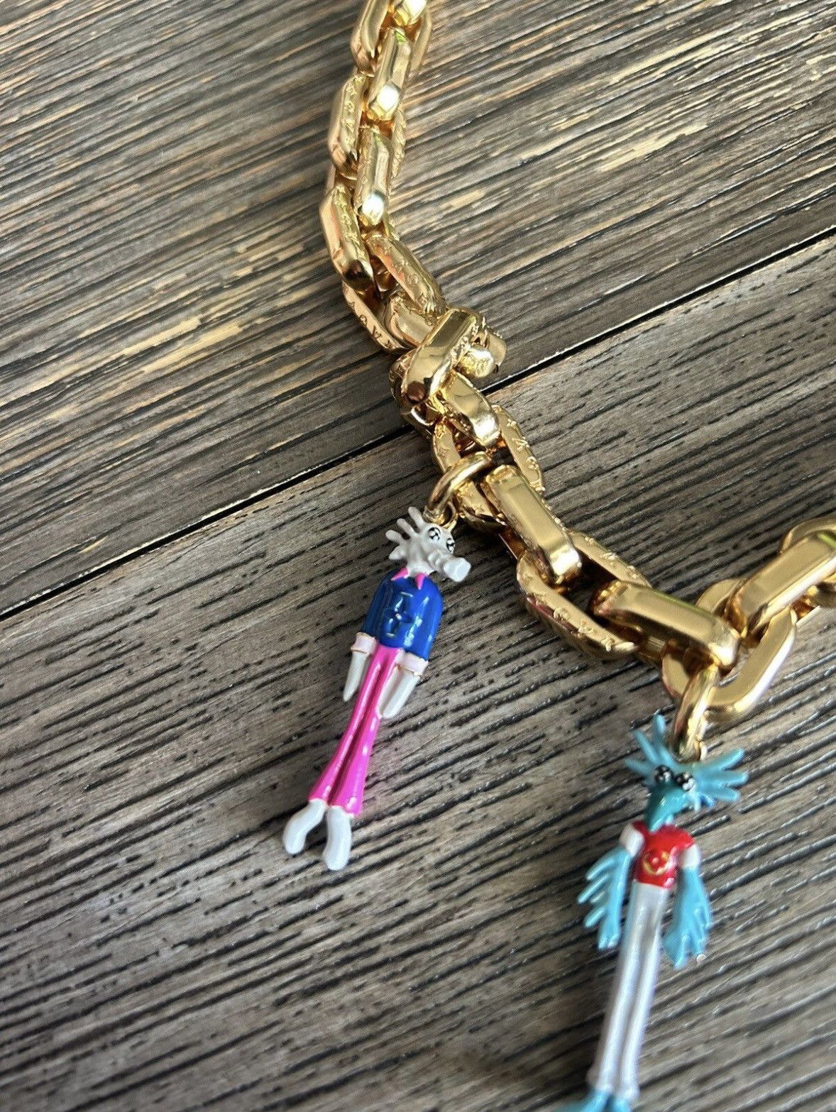 Louis Vuitton LOUIS VUITTON LV Virgil Friends Necklace MP2925 Size ONE SIZE - 3 Thumbnail