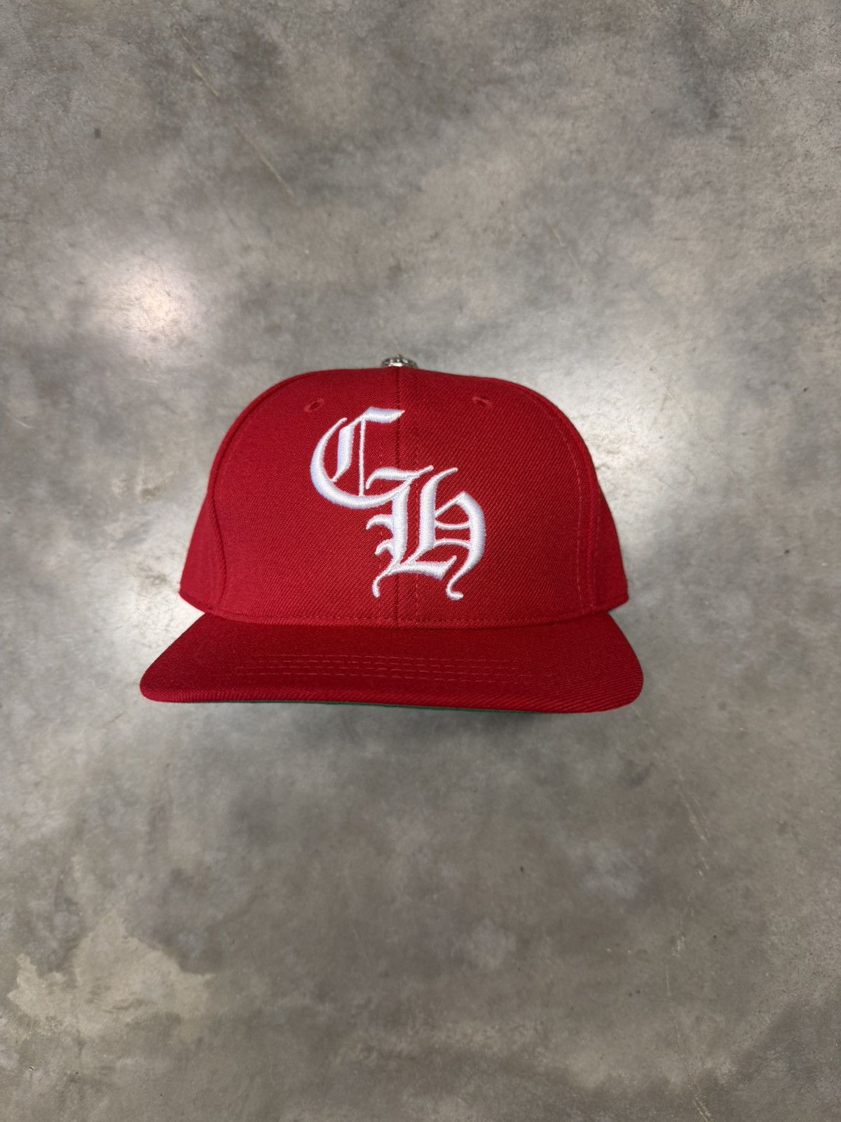 Chrome Hearts Chrome Hearts Baseball Snapback Hat Red/White Size ONE SIZE - 1 Thumbnail
