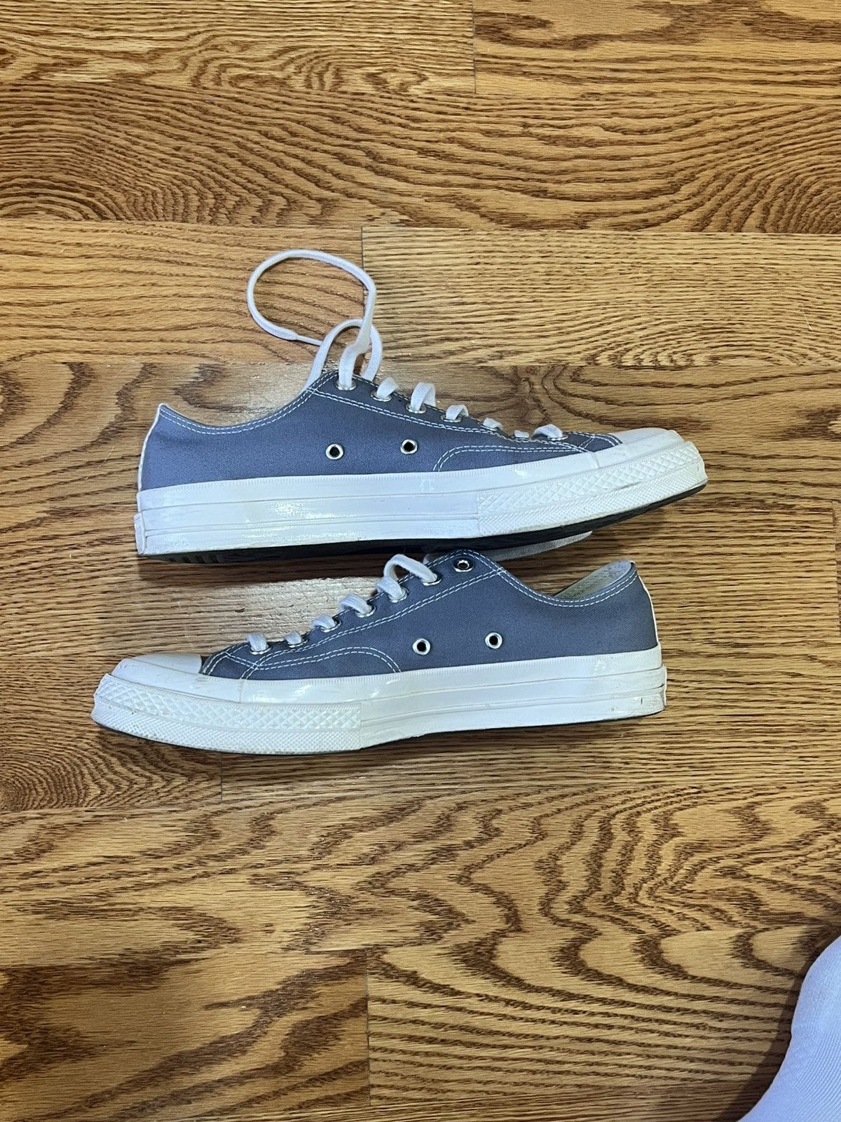 Comme des Garcons PLAY × Converse Converse X Comme Des Garçons Play Chuck 70 Grey Size US 9.5 / EU 42-43 - 4 Thumbnail