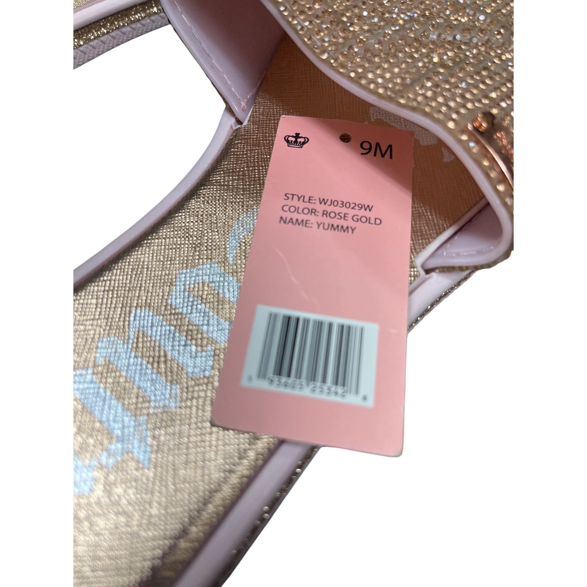 Juicy Couture Juicy Couture wms gold crystal sparkly sandals shoes sz 9 SK Size US 9 / IT 39 - 8 Thumbnail