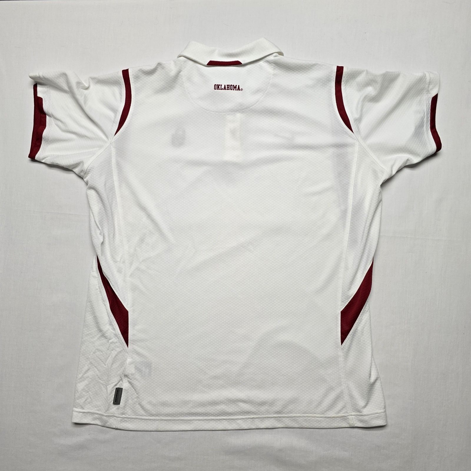 Nike Nike Oklahoma Sooners Polo Shirt Fit Dry White OU Oklahoma Size US XXL / EU 58 / 5 - 6 Thumbnail