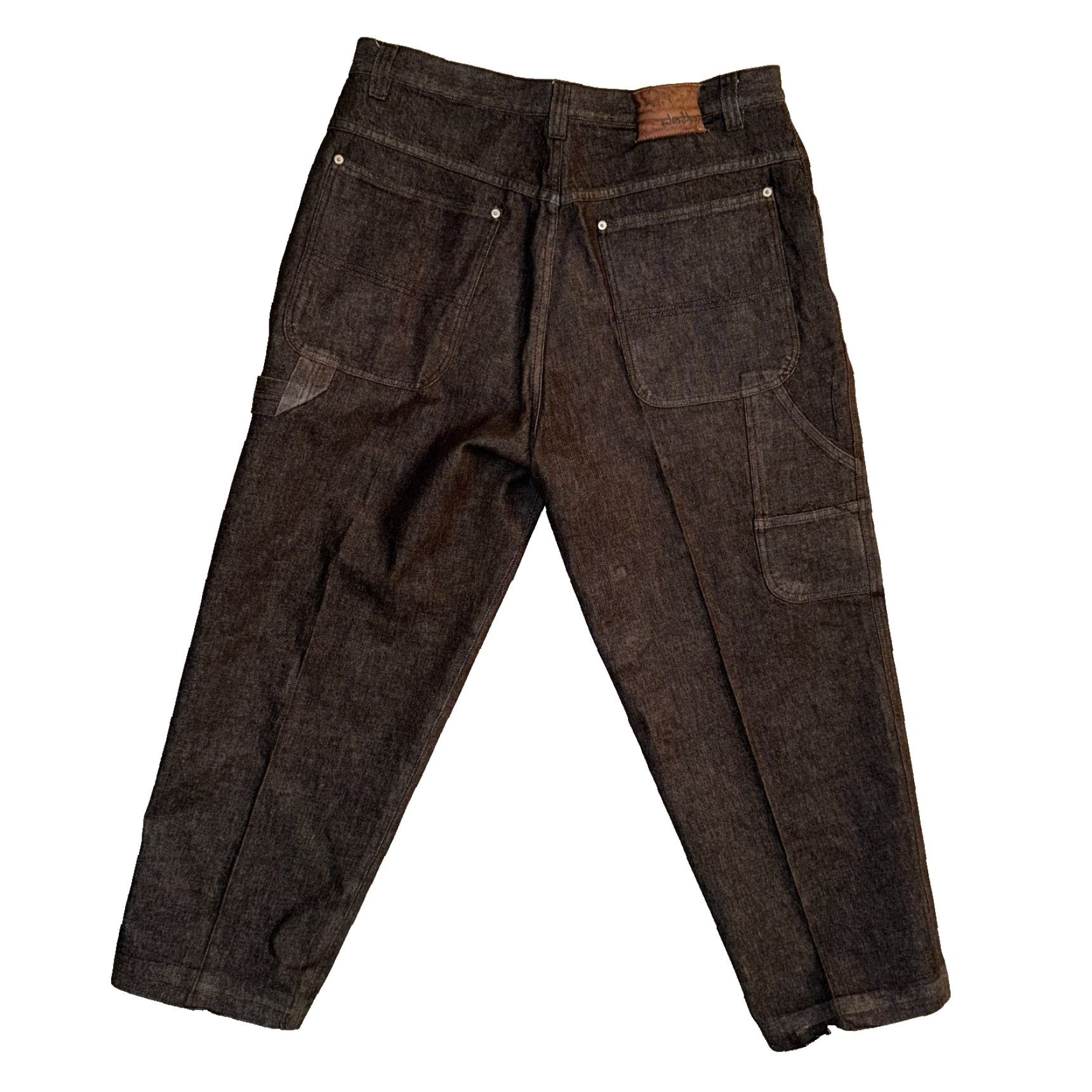 Denime GODBODY Denim Jacket & Baggy Jeans XL Brown 100% Cotton Button Up Hip Hop Men Casual Size US 36 / EU 52 - 7 Thumbnail