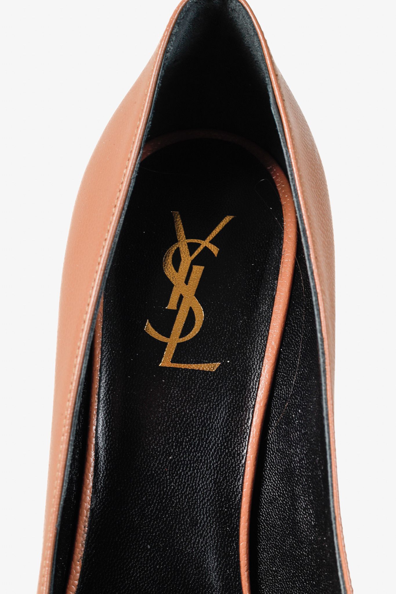 Saint Laurent Paris Saint Laurent Nude Beige Stingray-Stamped Leather Pumps Size US 8.5 / IT 38.5 - 9 Thumbnail