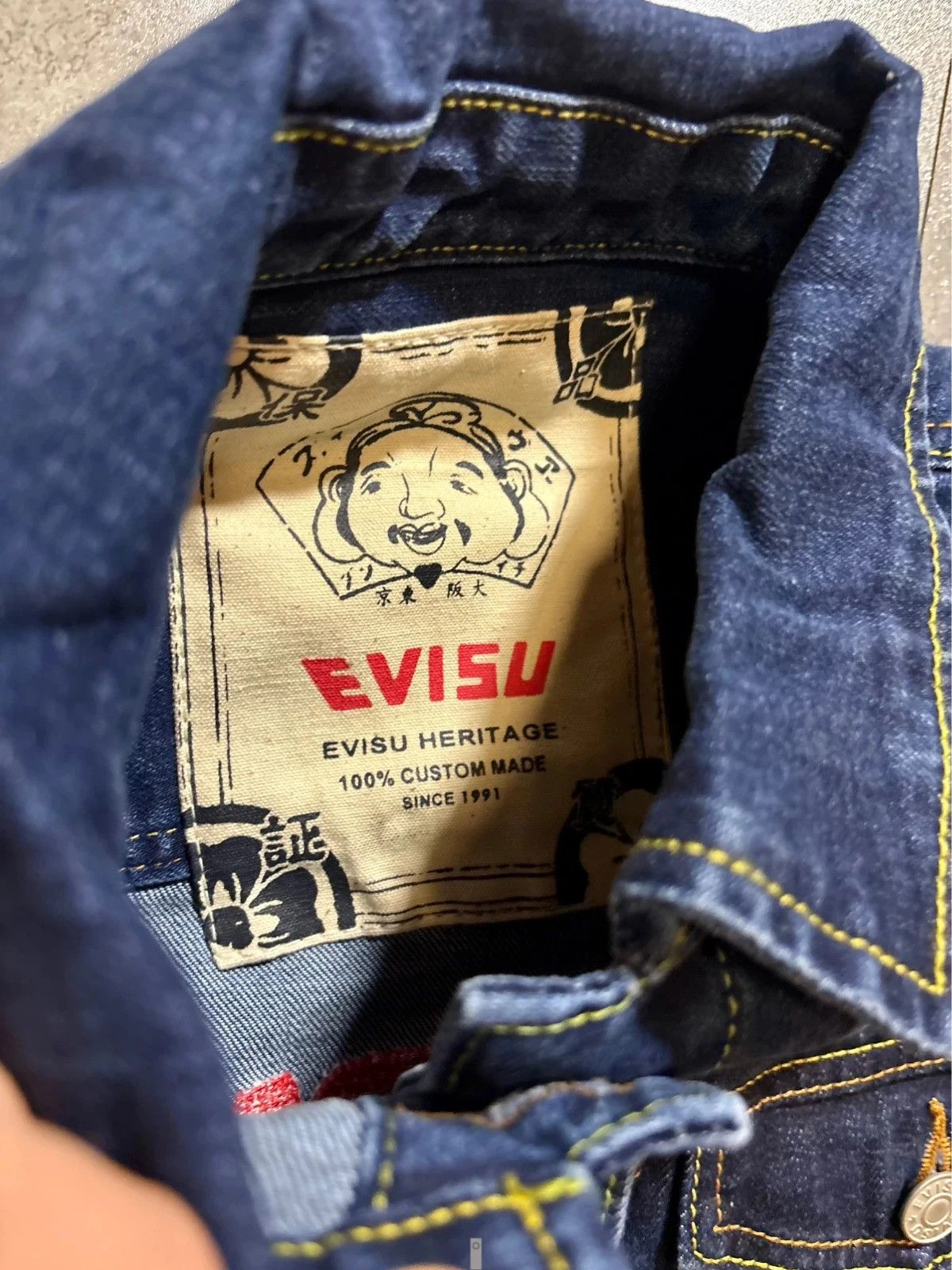Japanese Brand Evisu daicock denim jacket Size S / US 4 / IT 40 - 5 Thumbnail