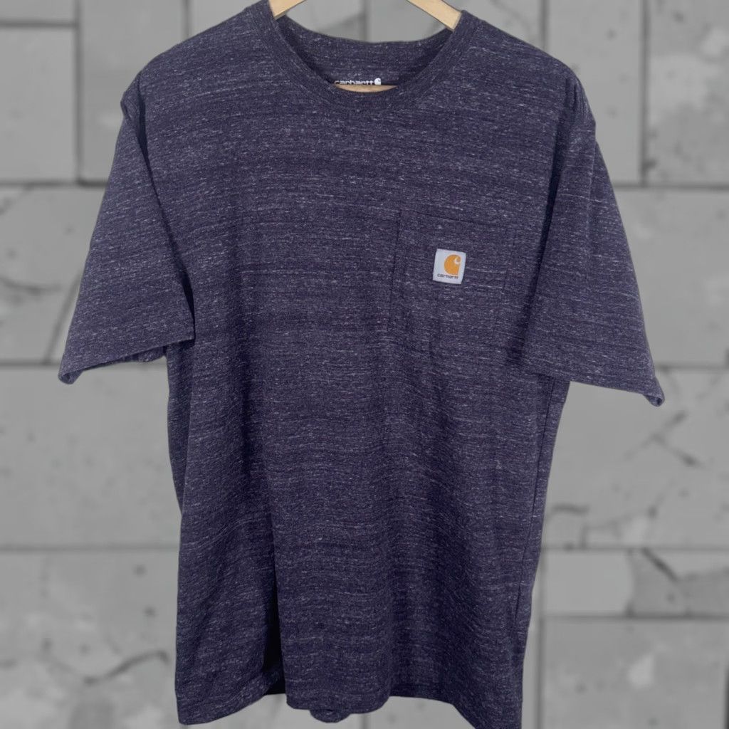 Carhartt Carhartt T-Shirt Mens M Purple Pocket Size US M / EU 48-50 / 2 - 1 Thumbnail