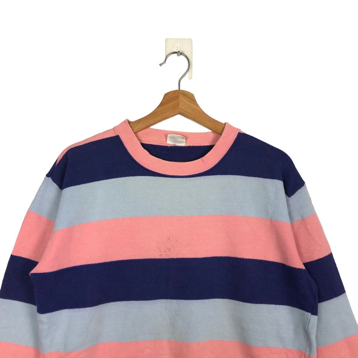 Japanese Brand VINTAGE STRIPED SWEATSHIRT OCEANIC BREEZE JAPAN ISSEY MIYAKE Size US M / EU 48-50 / 2 - 2 Thumbnail