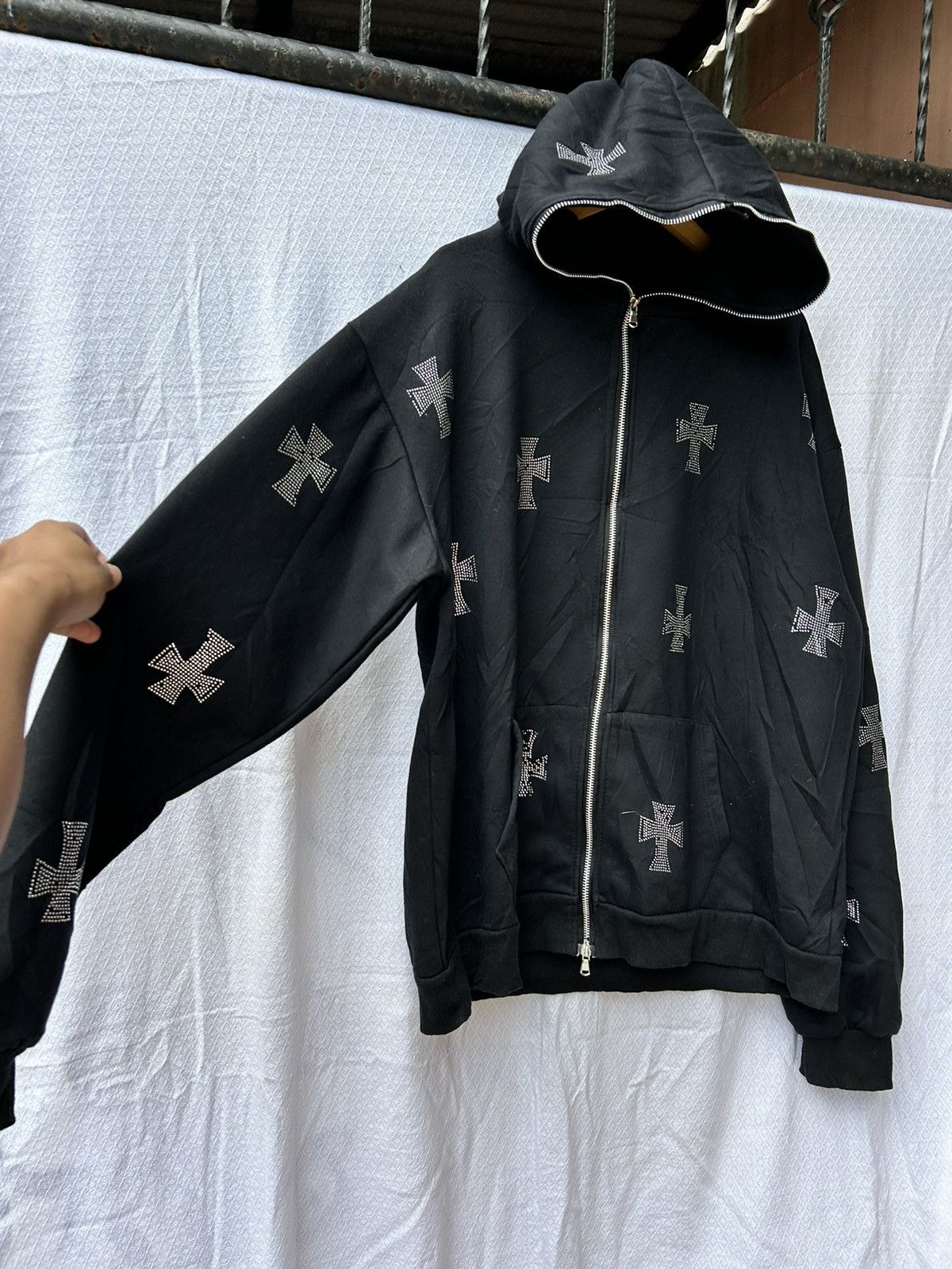 If Six Was Nine 🖤BLACKDAY🖤 hoodie fullzip cross style Ifsixwasnine lgb Size US XL / EU 56 / 4 - 4 Thumbnail