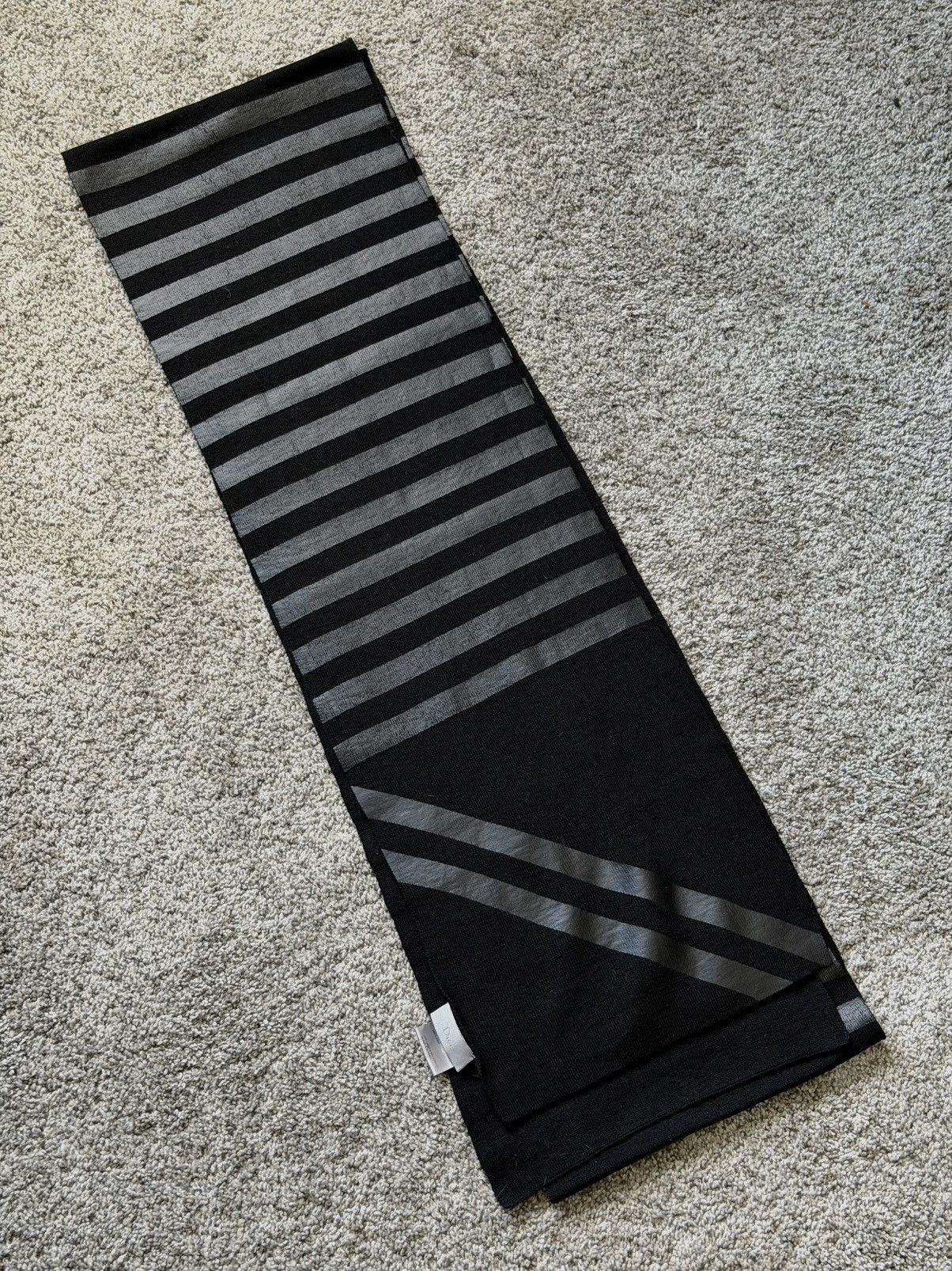 Dior Homme SS05 フリンジ　スカーフ　ストール Dior × Hedi Slimane Dior Homme SS05 Cross Patterned Scarf by Hedi