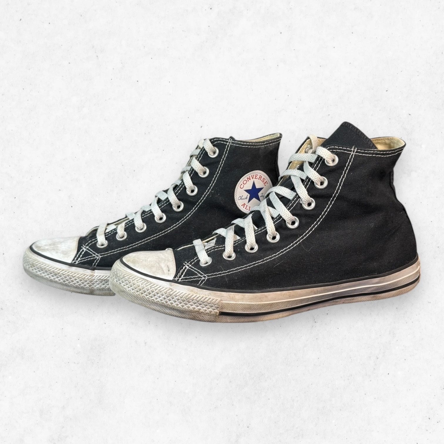 Converse Converse Chuck Taylor All Star Hi Black Mens 10 Wmns 12 Size US 10 / EU 43 - 3 Thumbnail