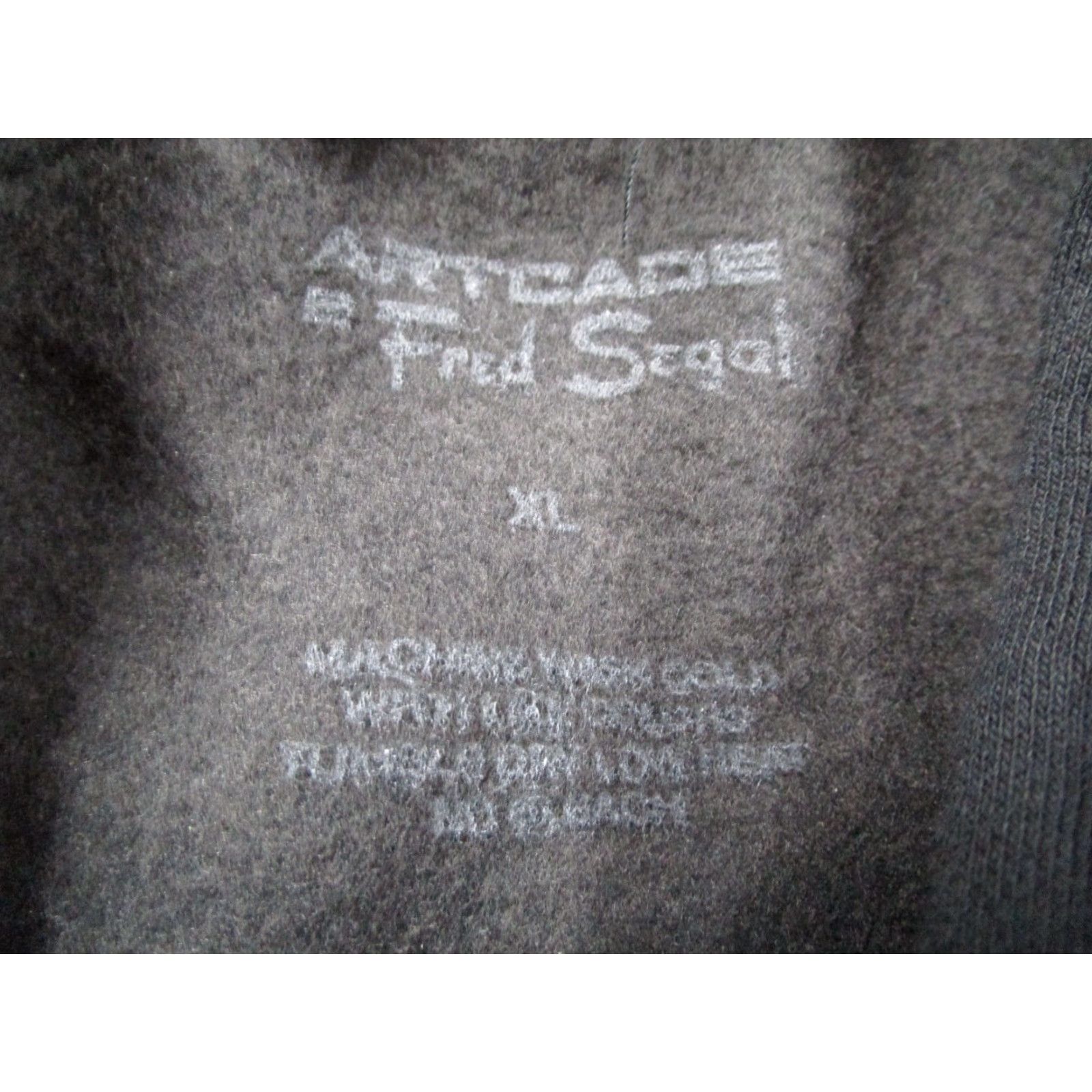 Fred Segal FRED SEGAL Hoodie Mens XL Black Artcade Bicycle Cards Pullover Kangaroo Size US XL / EU 56 / 4 - 2 Thumbnail