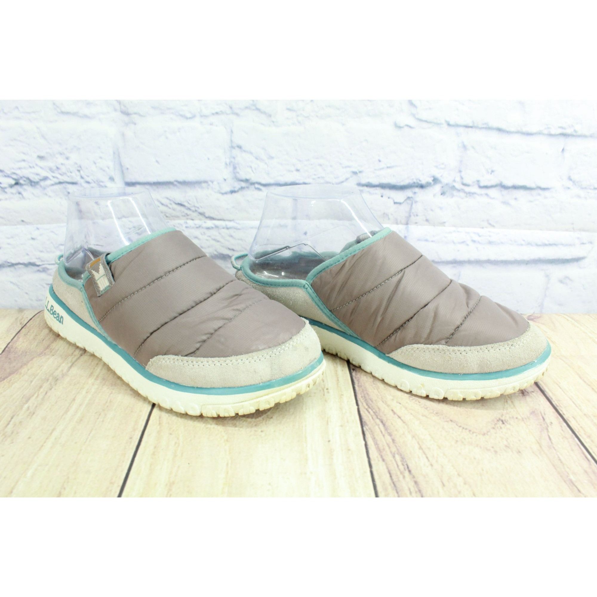 L.L. Bean LL Bean Women's Gray Quilted Mountain Classic Slides Size US 6 / IT 36 - 3 Thumbnail