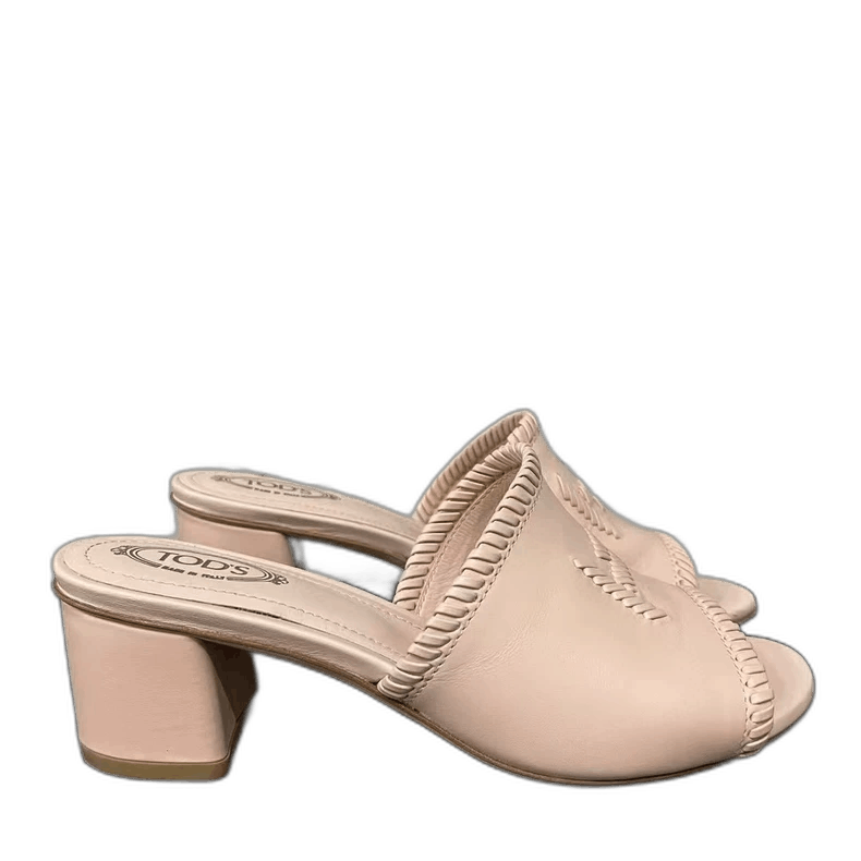 Tod's Tod's Mid-Heel Sandals in Light Color-yf Size US 5 / EU 37 - 1 Thumbnail